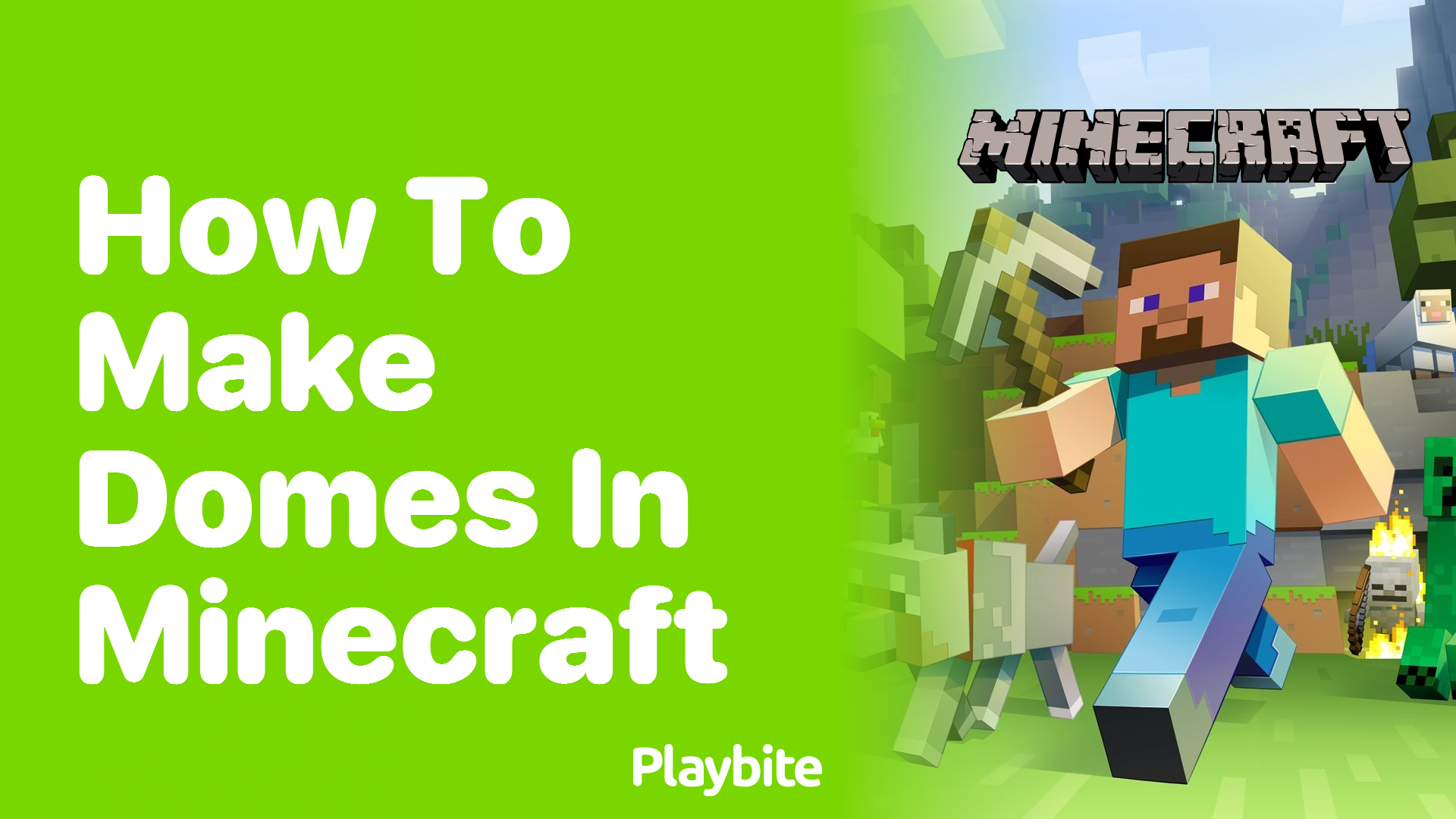 How to Make Domes in Minecraft