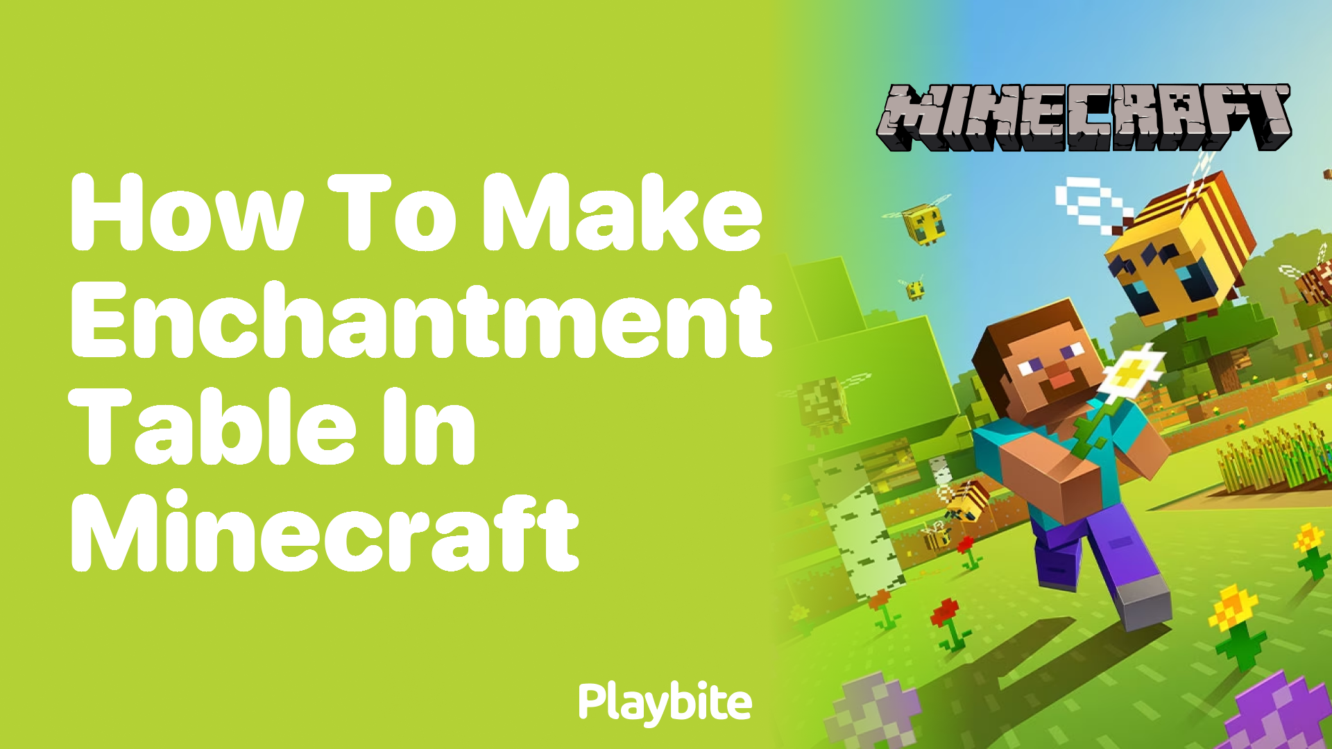 How to Make an Enchantment Table in Minecraft - Playbite