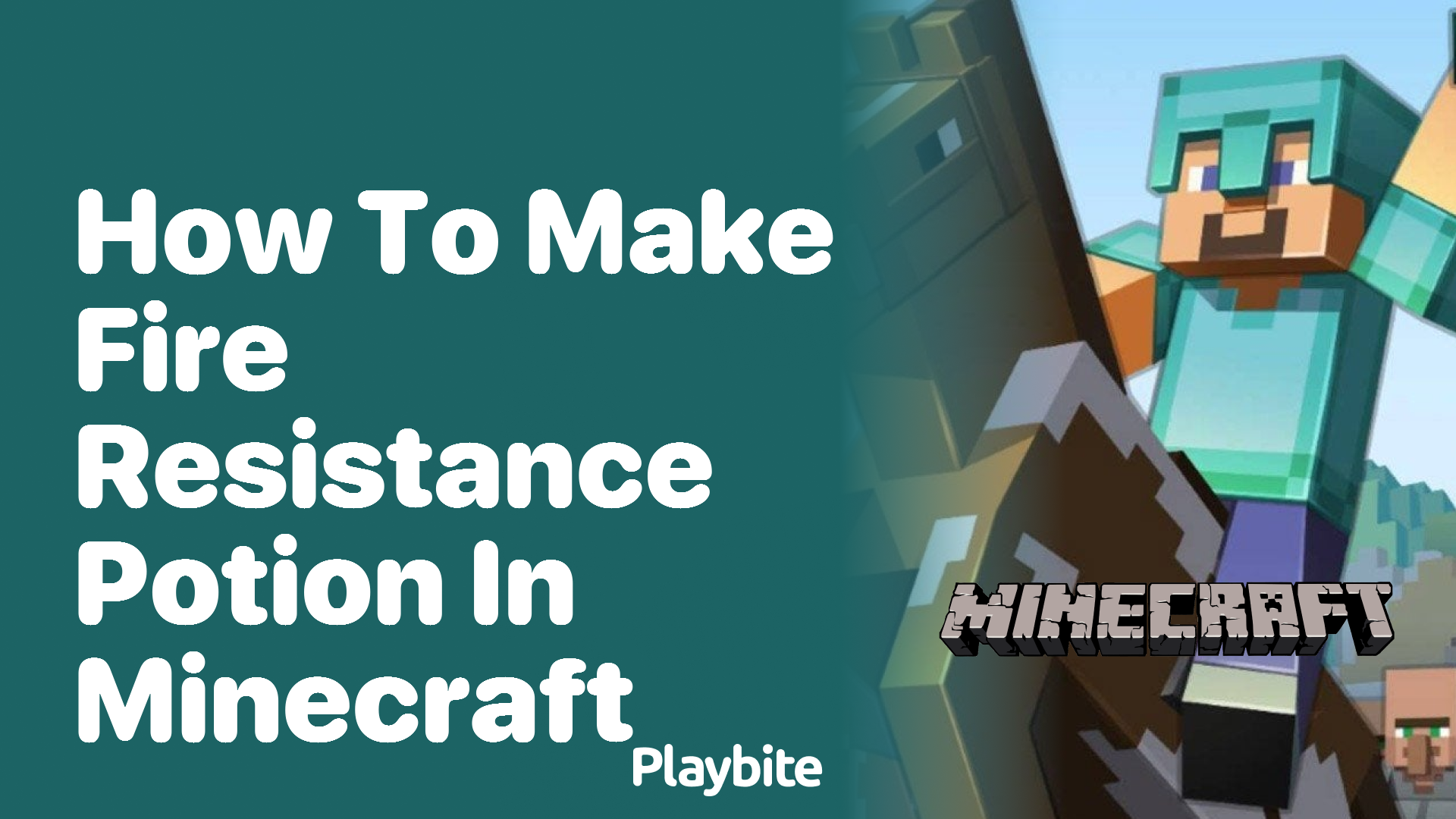 How to Make a Fire Resistance Potion in Minecraft