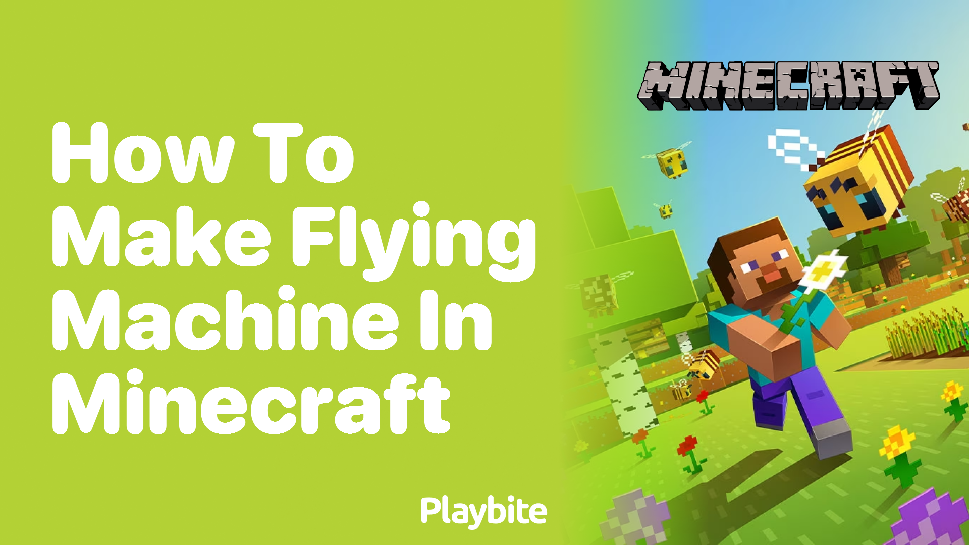 How to Make a Flying Machine in Minecraft