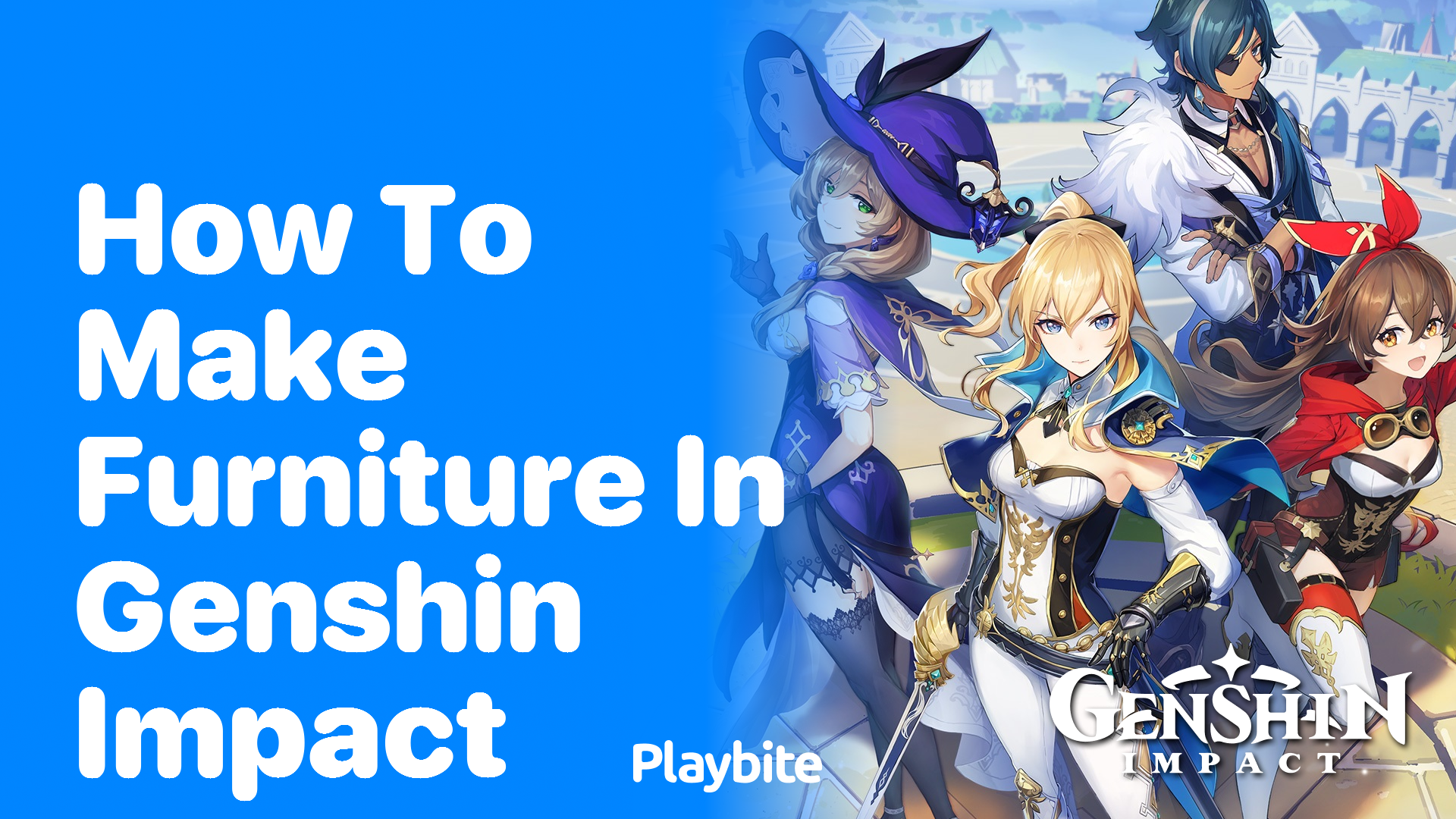 How to Make Furniture in Genshin Impact