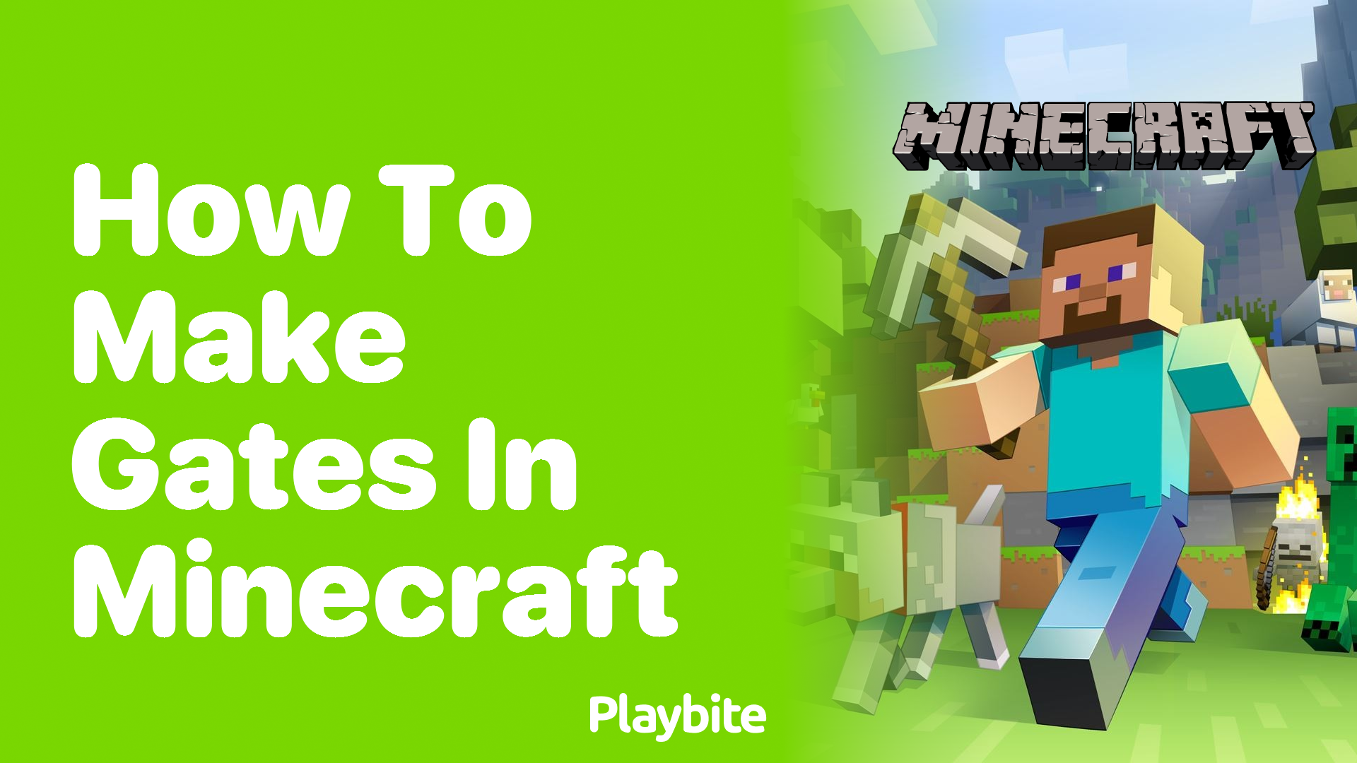 How to Make Gates in Minecraft A Simple Guide Playbite