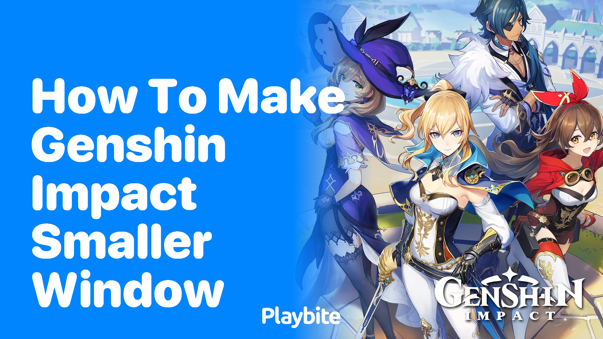 How to Make Genshin Impact Smaller Window