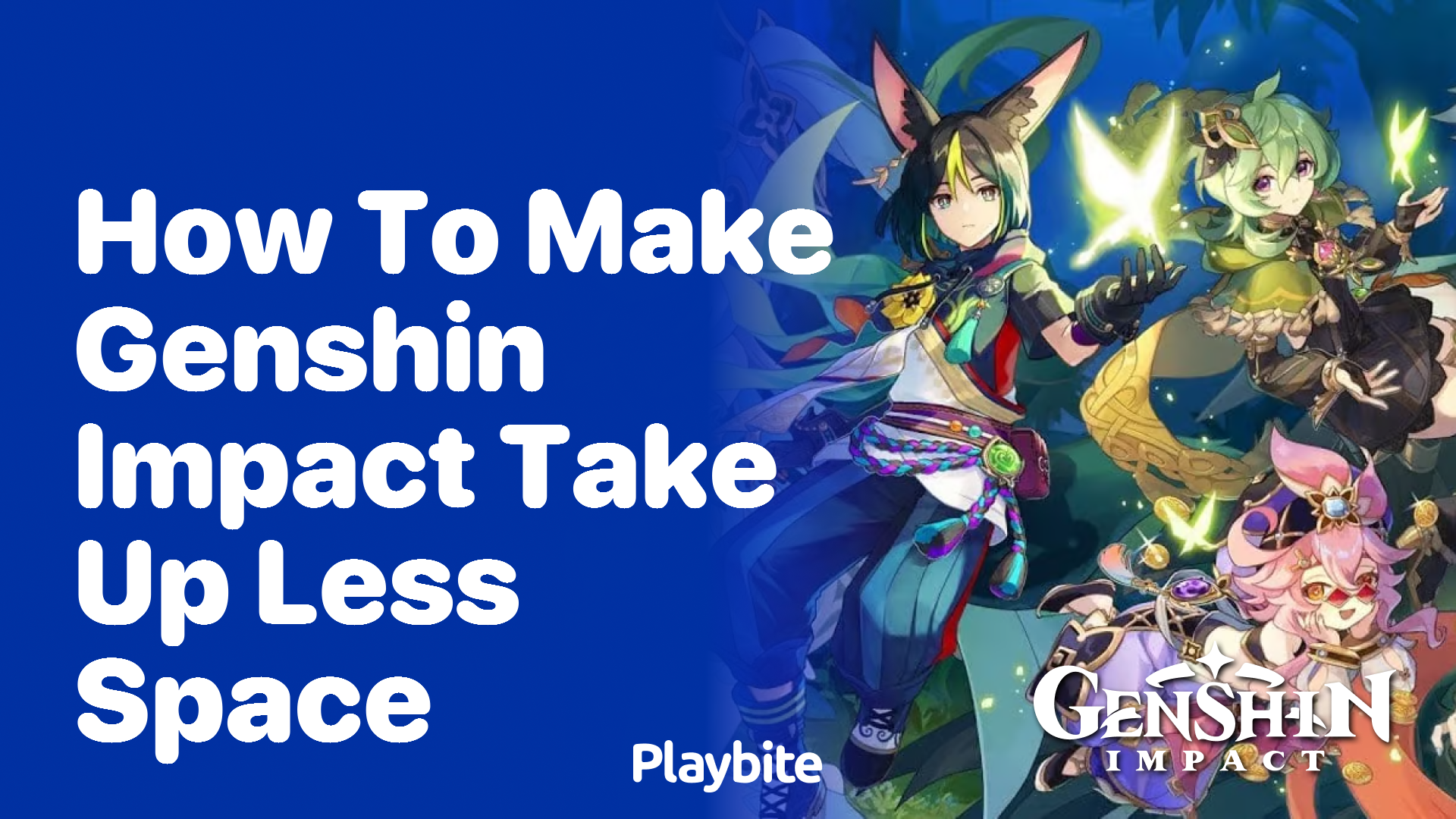 How to Make Genshin Impact Take Up Less Space on Your Device