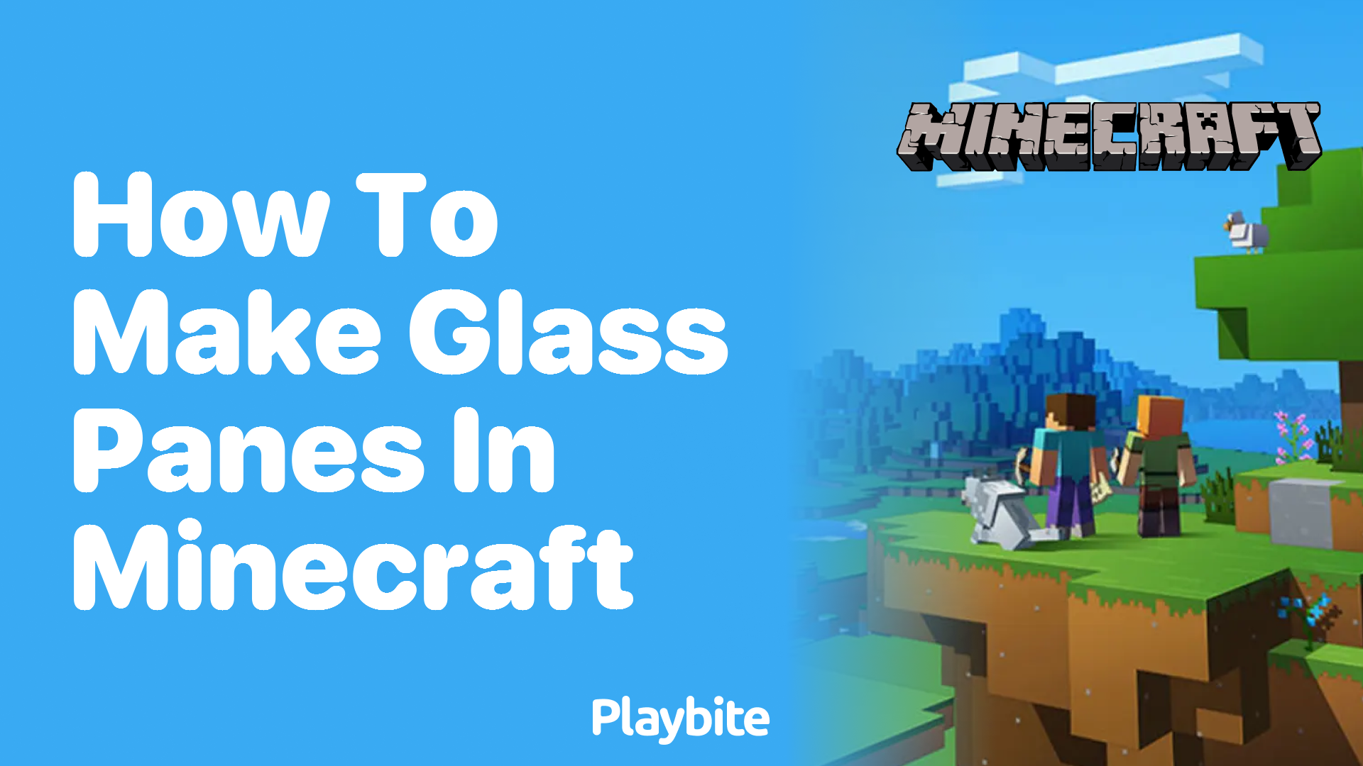 How to Make Glass Panes in Minecraft Playbite