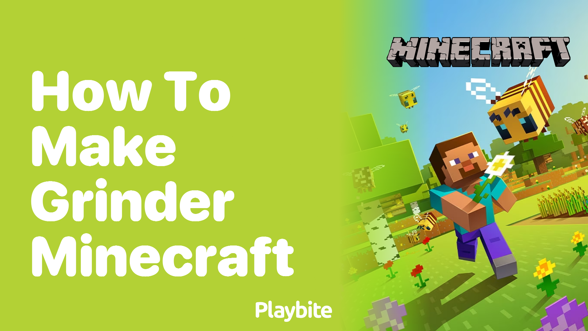 How to Make a Grinder in Minecraft Playbite