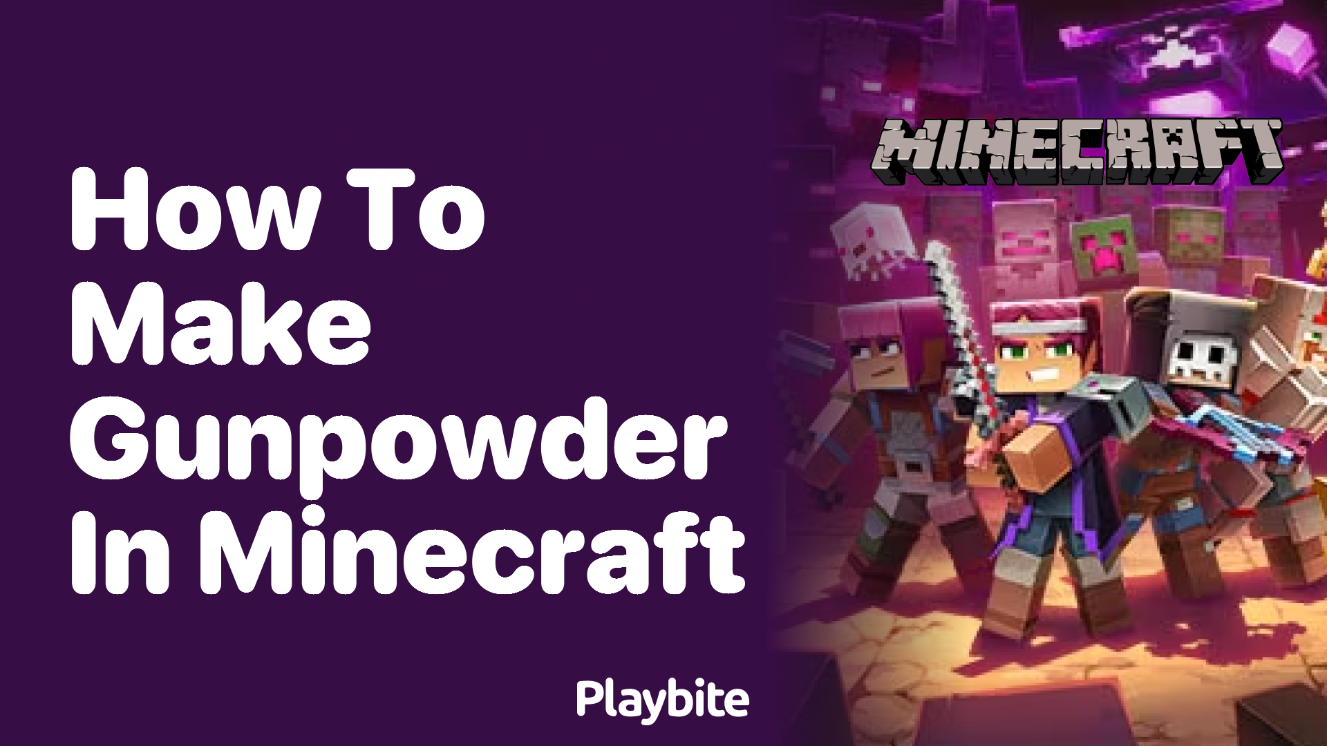 How to Make Gunpowder in Minecraft: A Quick Guide