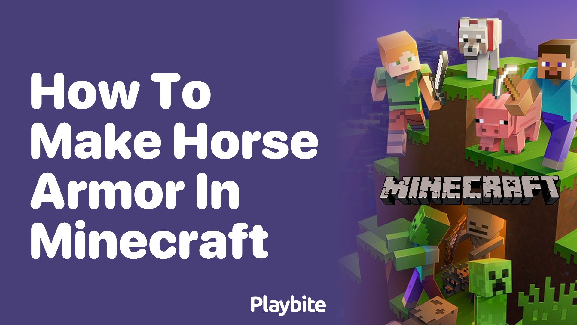 How to Make Horse Armor in Minecraft