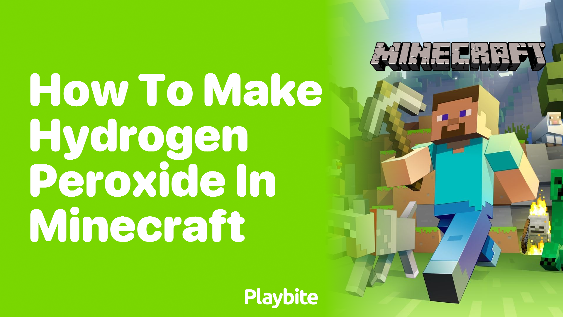 How to Make Hydrogen Peroxide in Minecraft?