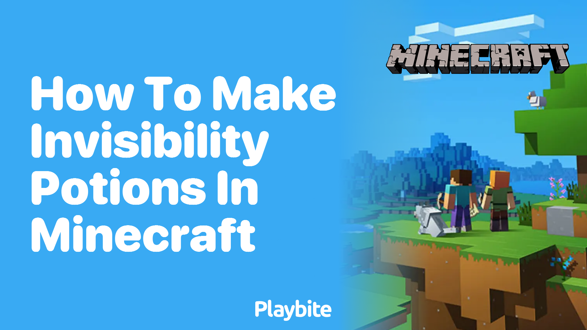 How to Make Invisibility Potions in Minecraft Playbite