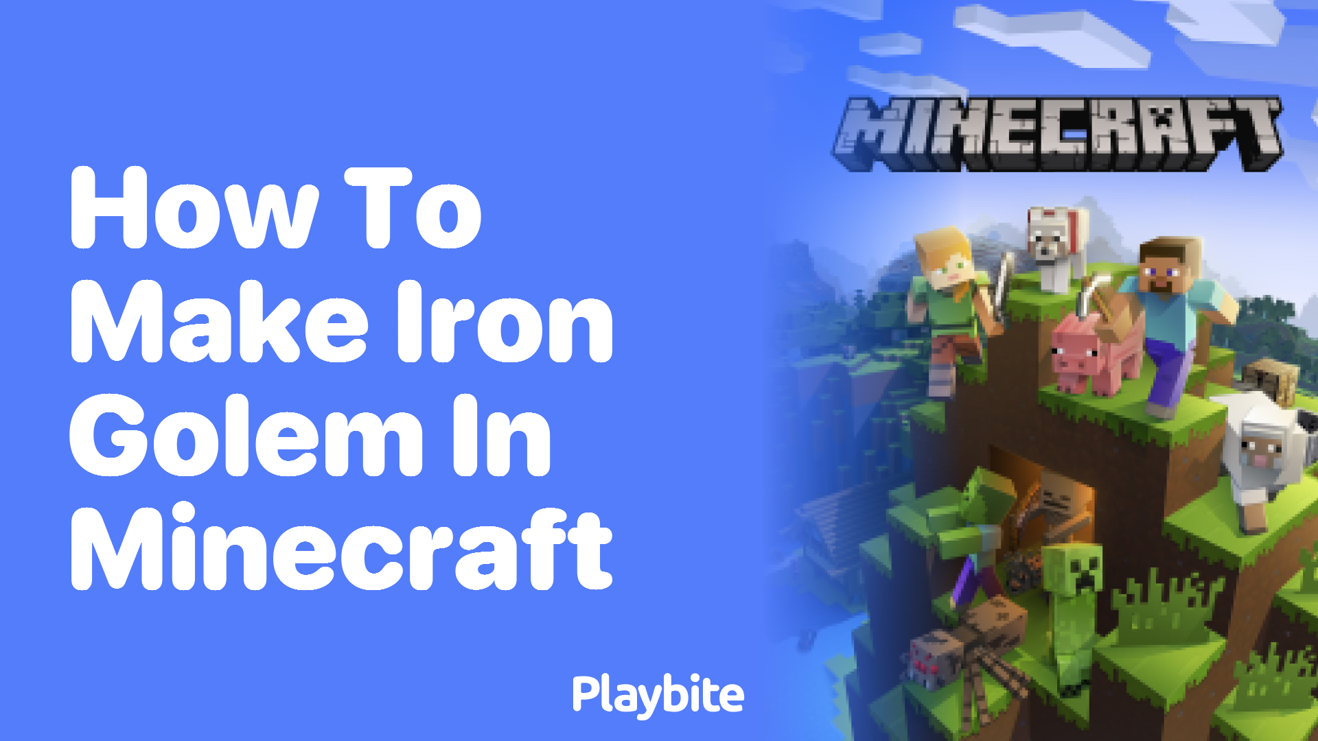 How to Make an Iron Golem in Minecraft