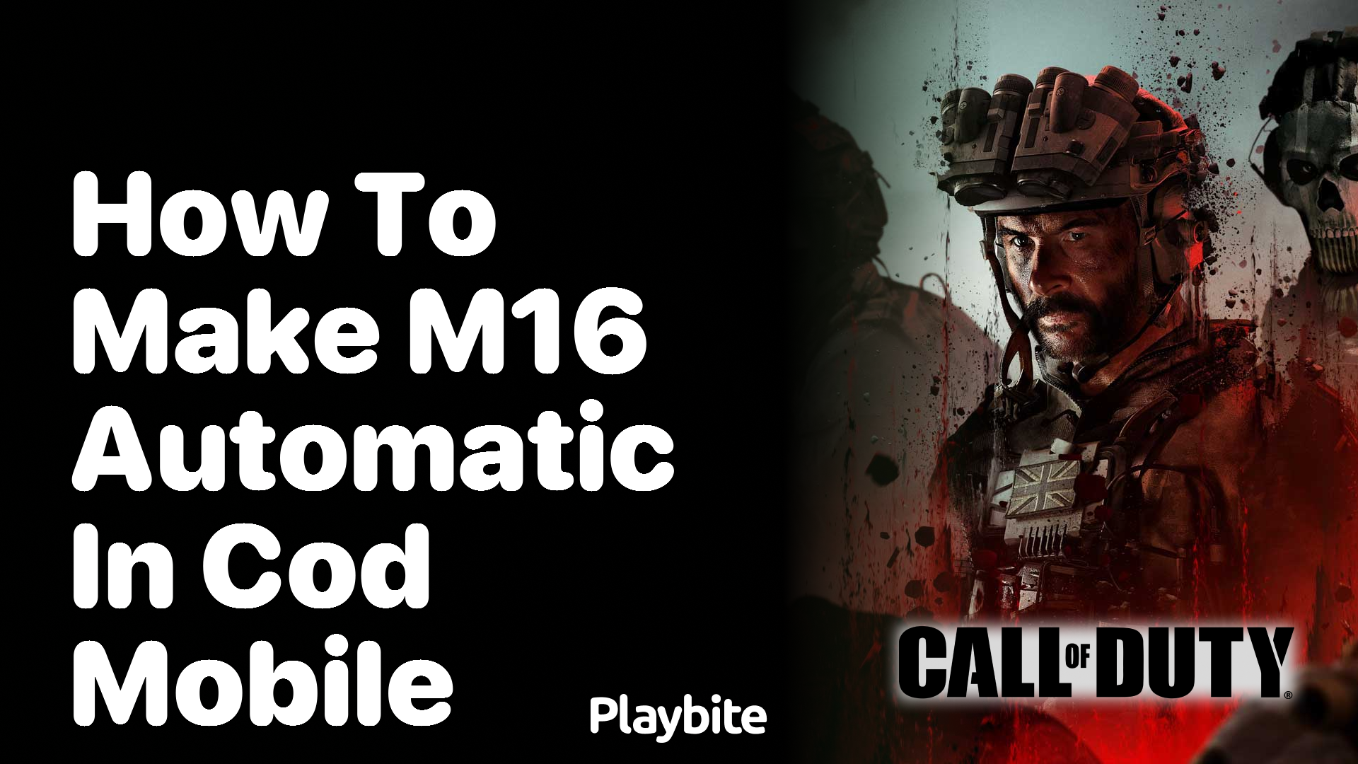 How to Make the M16 Automatic in CoD Mobile