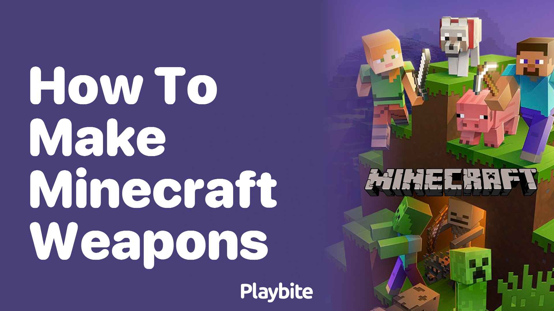 How to Make Minecraft Weapons: A Simple Guide