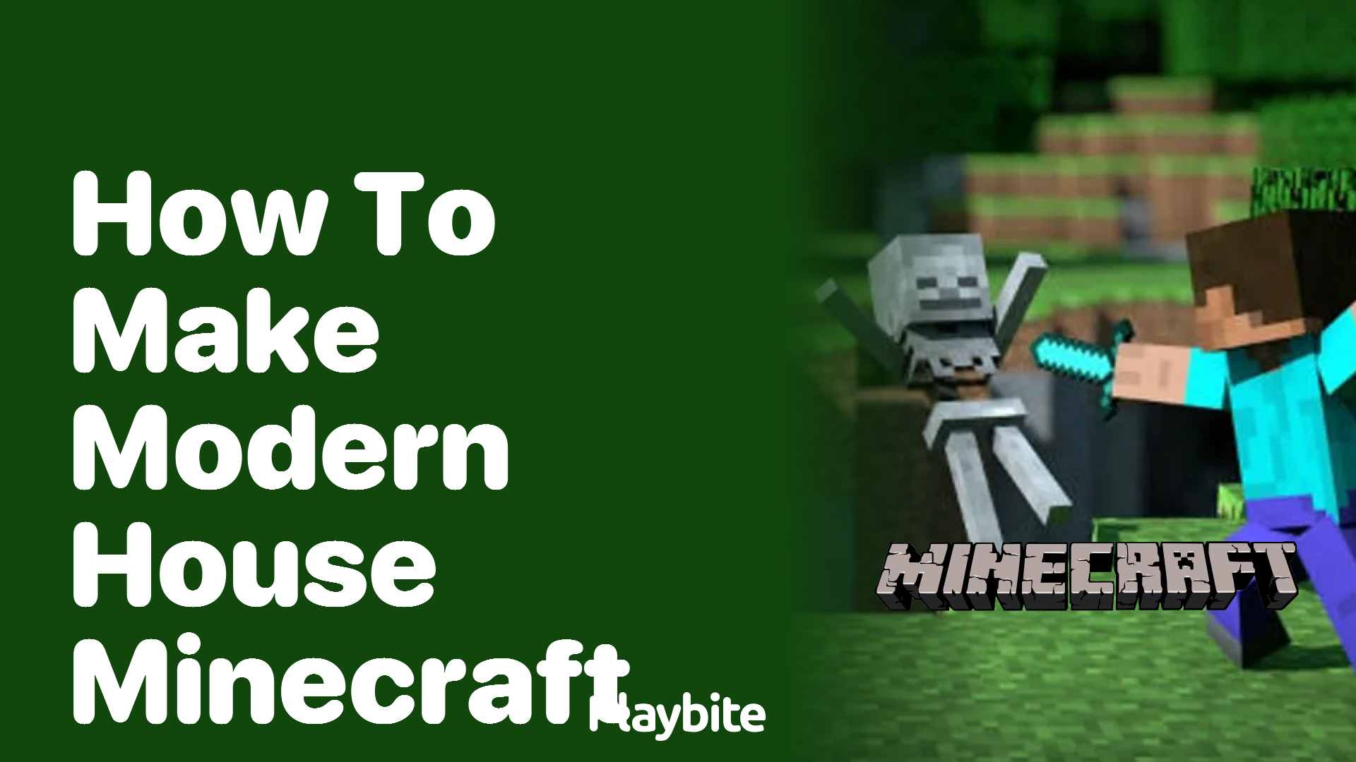 How to Make a Modern House in Minecraft