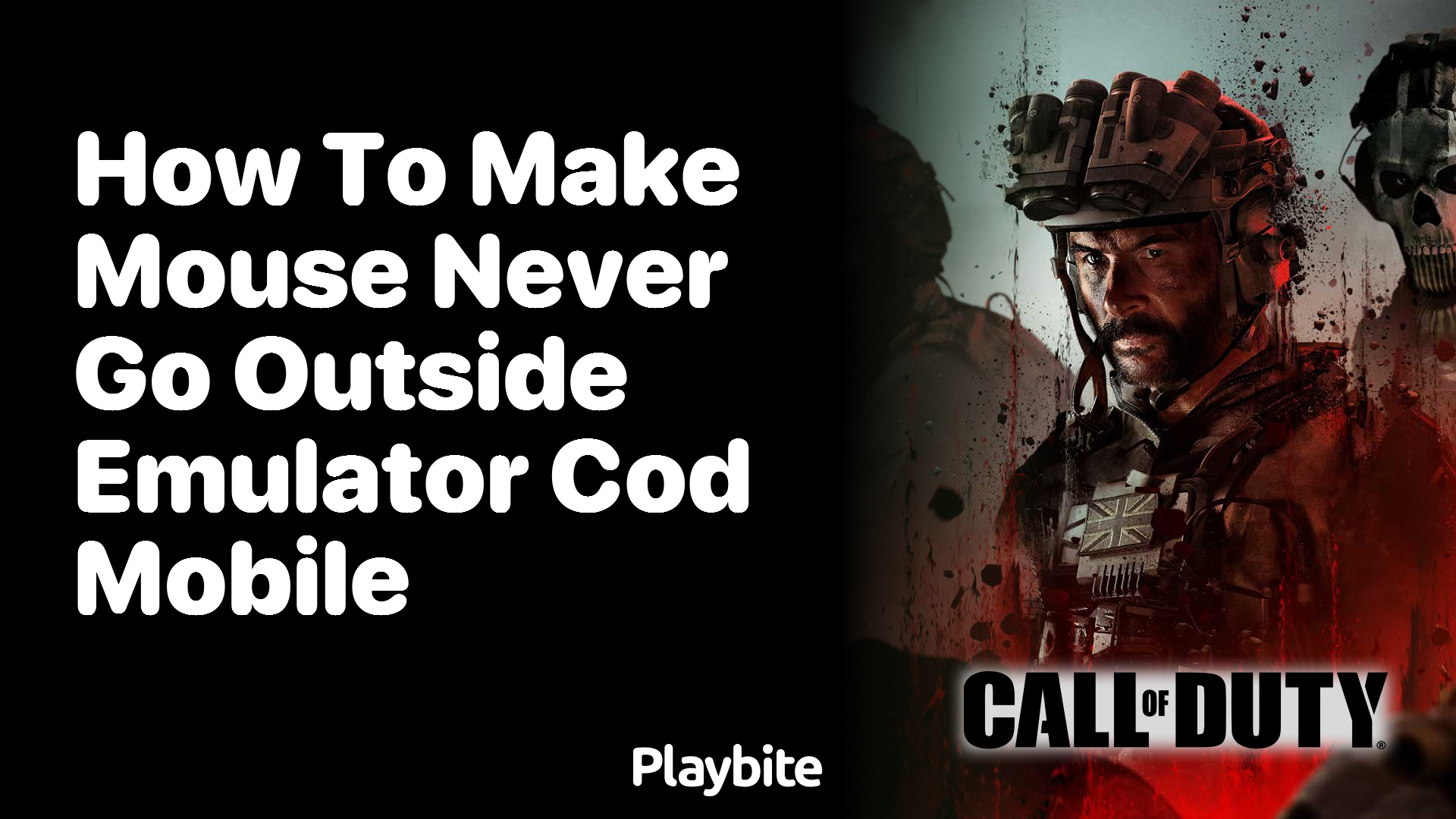 How to Make Your Mouse Stay Inside the COD Mobile Emulator