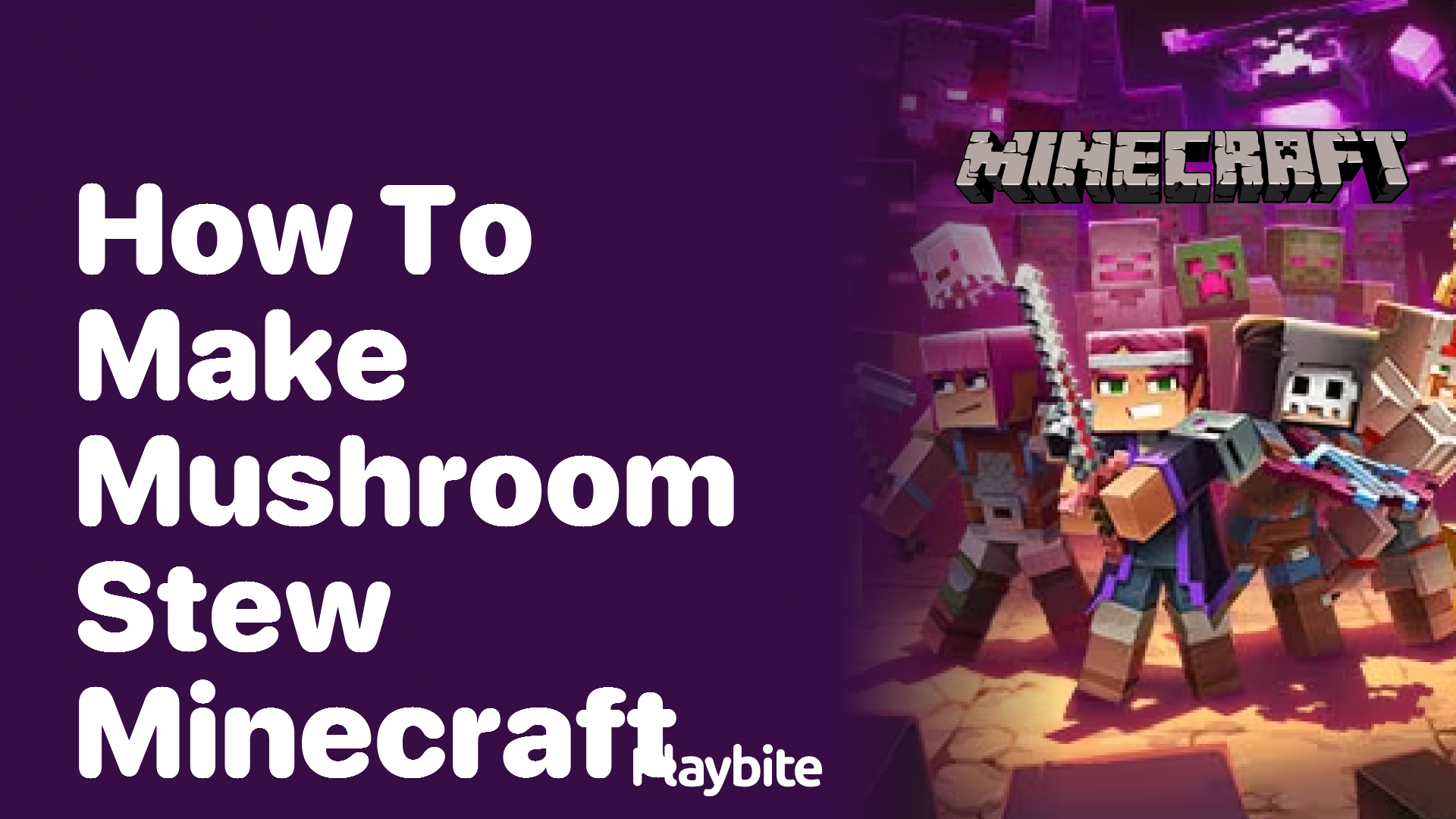 How to Make Mushroom Stew in Minecraft