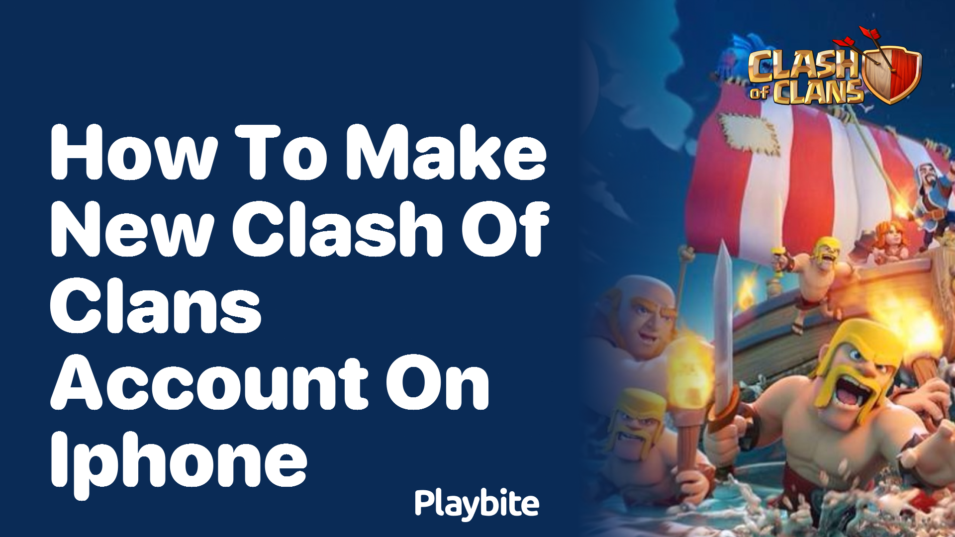 How to Make a New Clash of Clans Account on iPhone