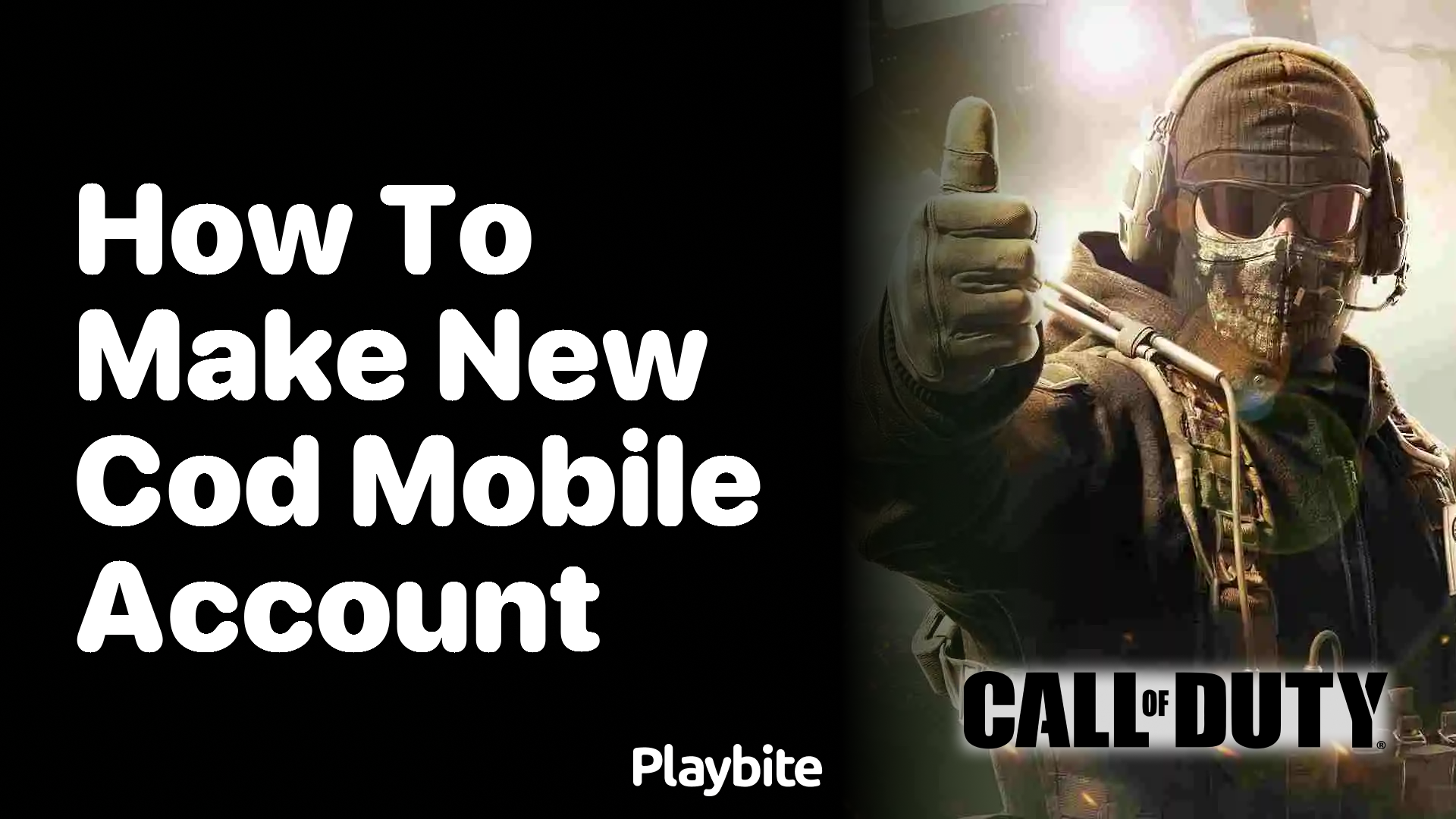 How to Make a New CoD Mobile Account