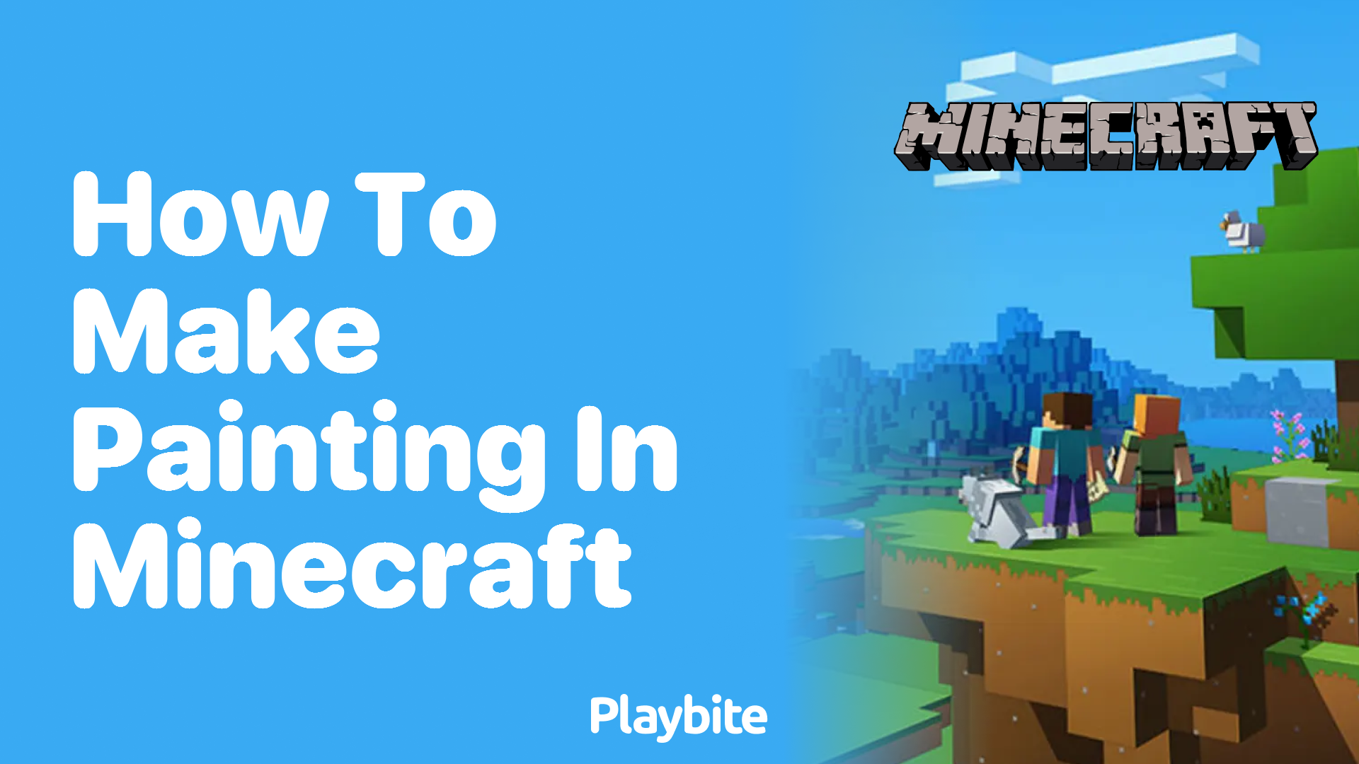 How to Make a Painting in Minecraft
