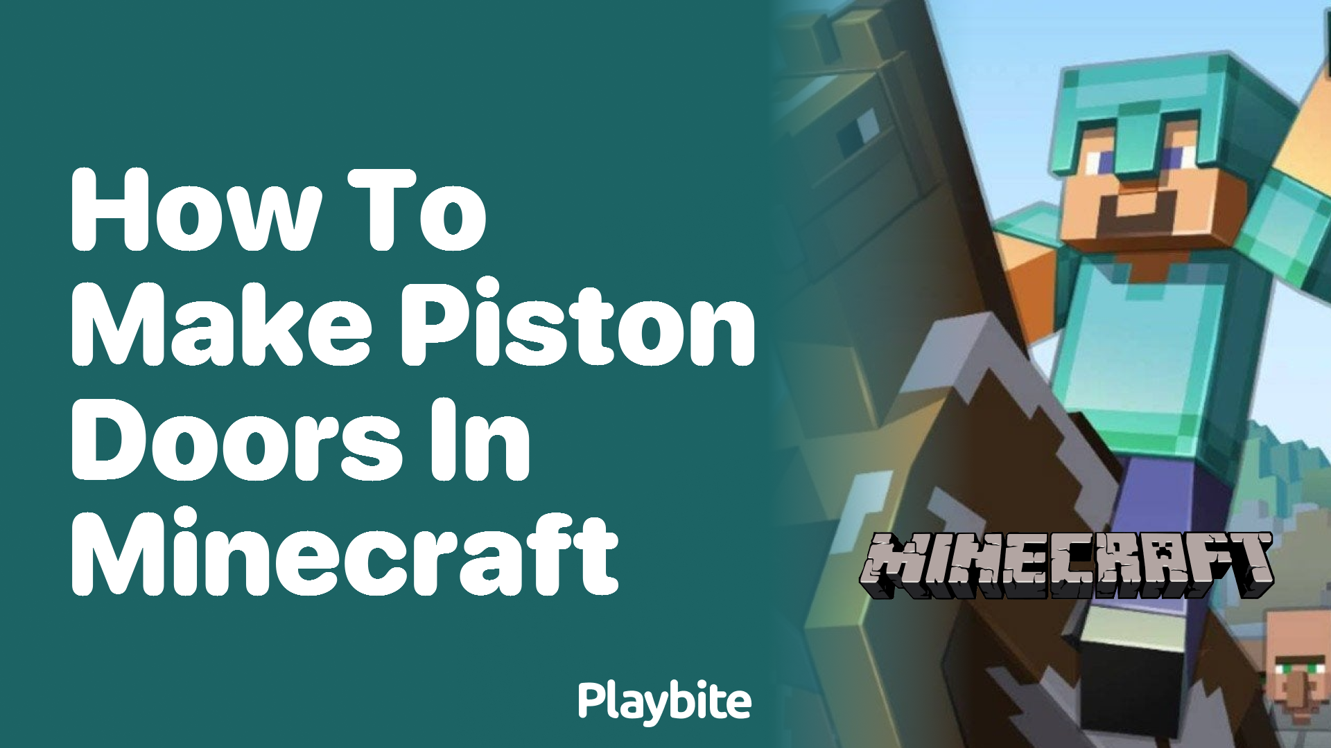 How to Make Piston Doors in Minecraft