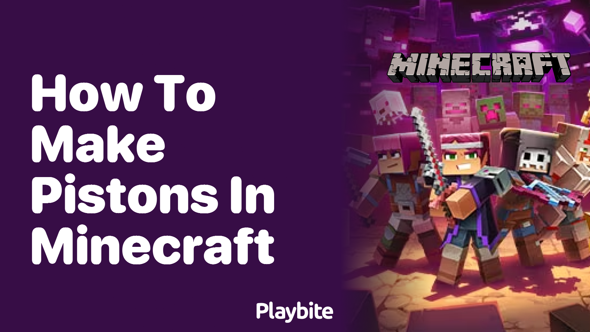 How to Make Pistons in Minecraft: A Simple Guide