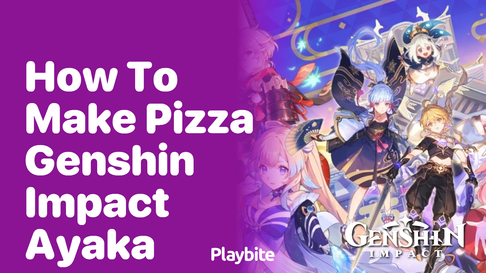 How to Make Pizza in Genshin Impact with Ayaka