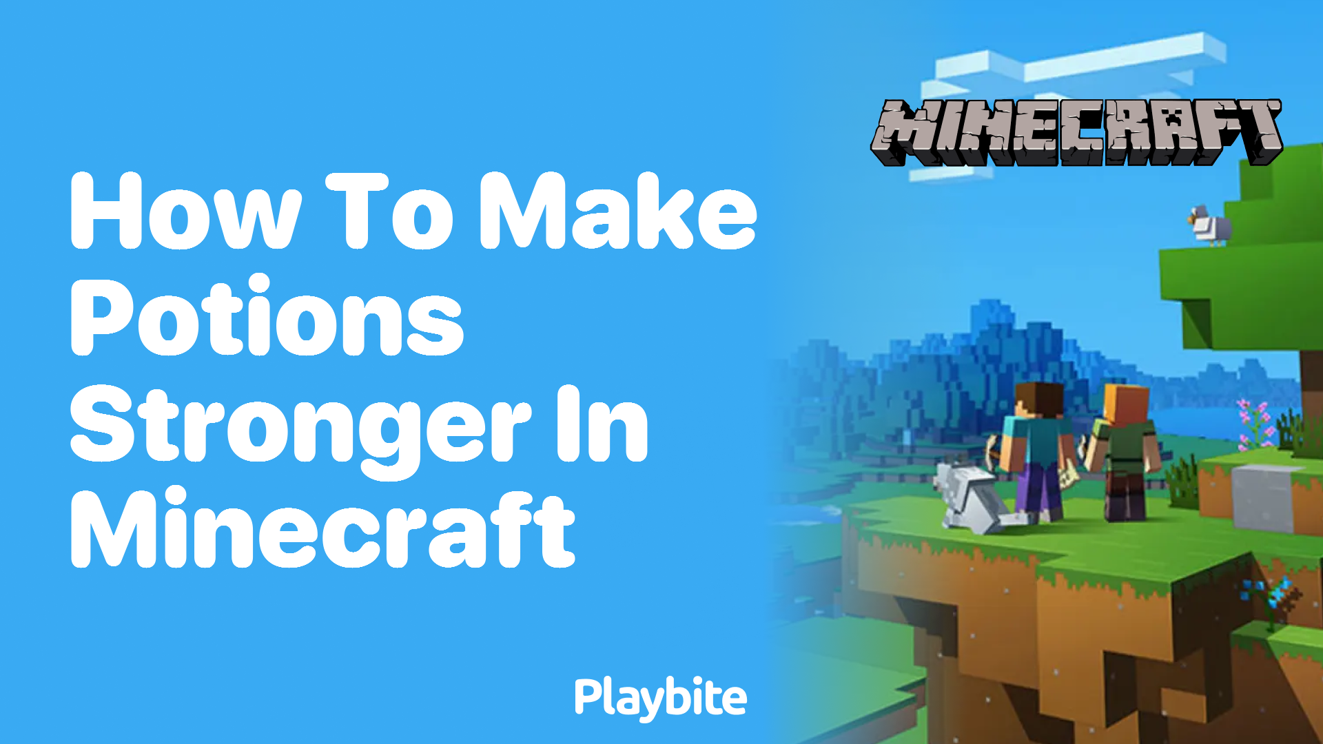 How to Make Potions Stronger in Minecraft