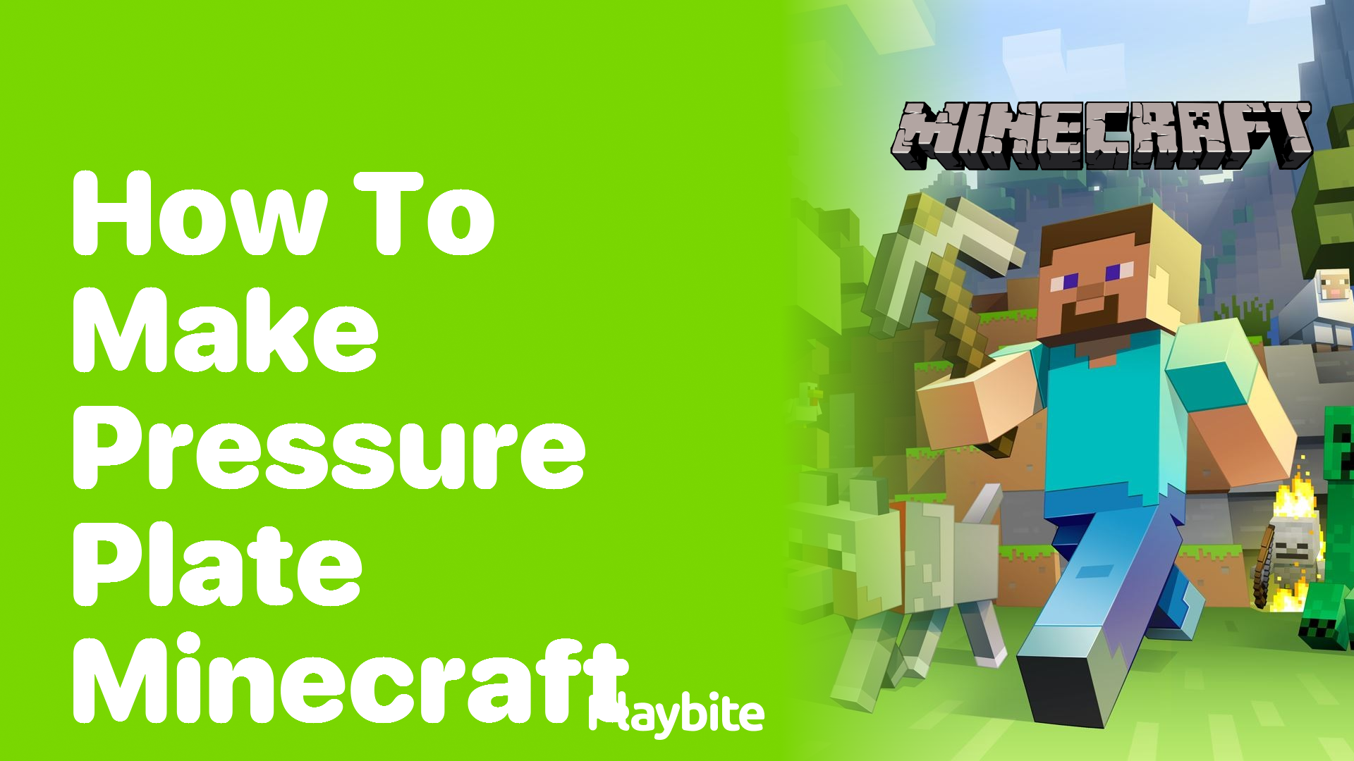 How to Make a Pressure Plate in Minecraft