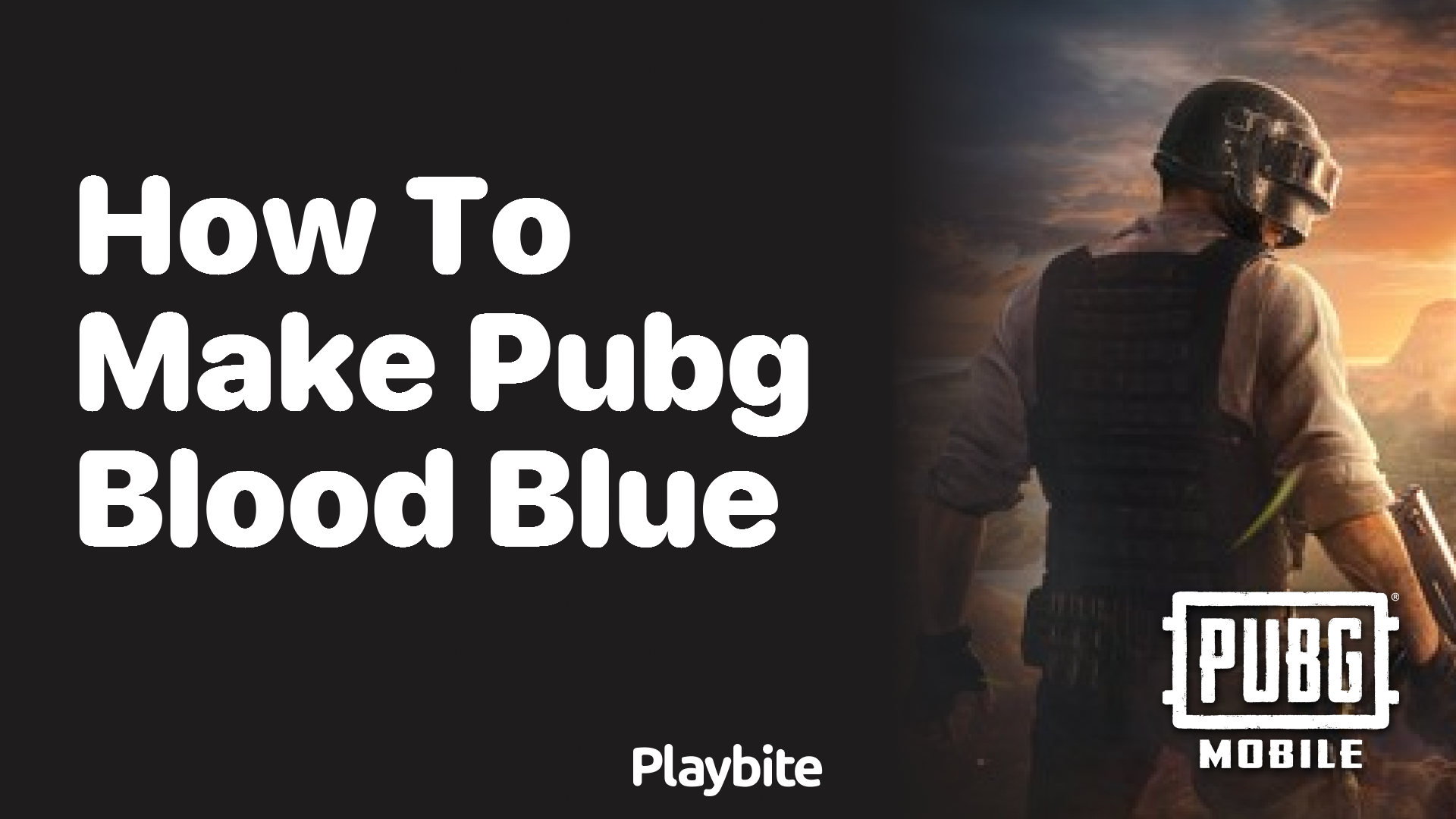How to Make PUBG Blood Blue: A Quick Guide