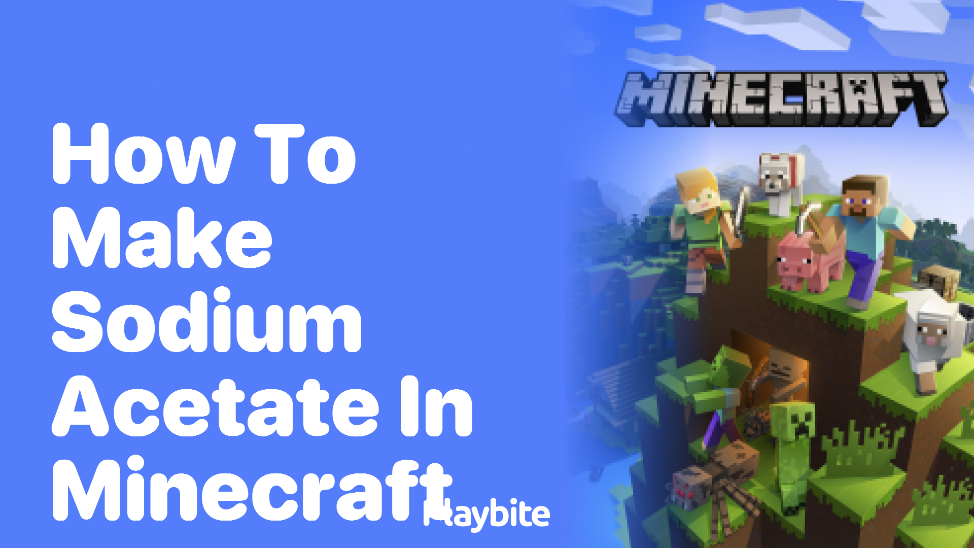 How to Make Sodium Acetate in Minecraft