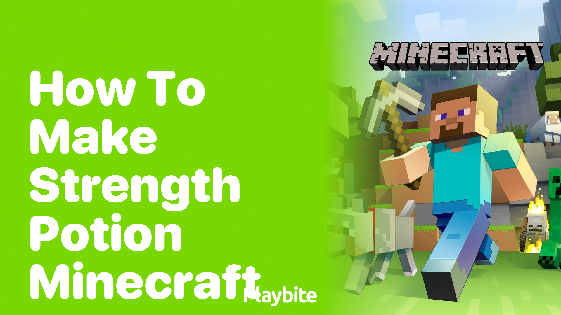 How to Make a Strength Potion in Minecraft