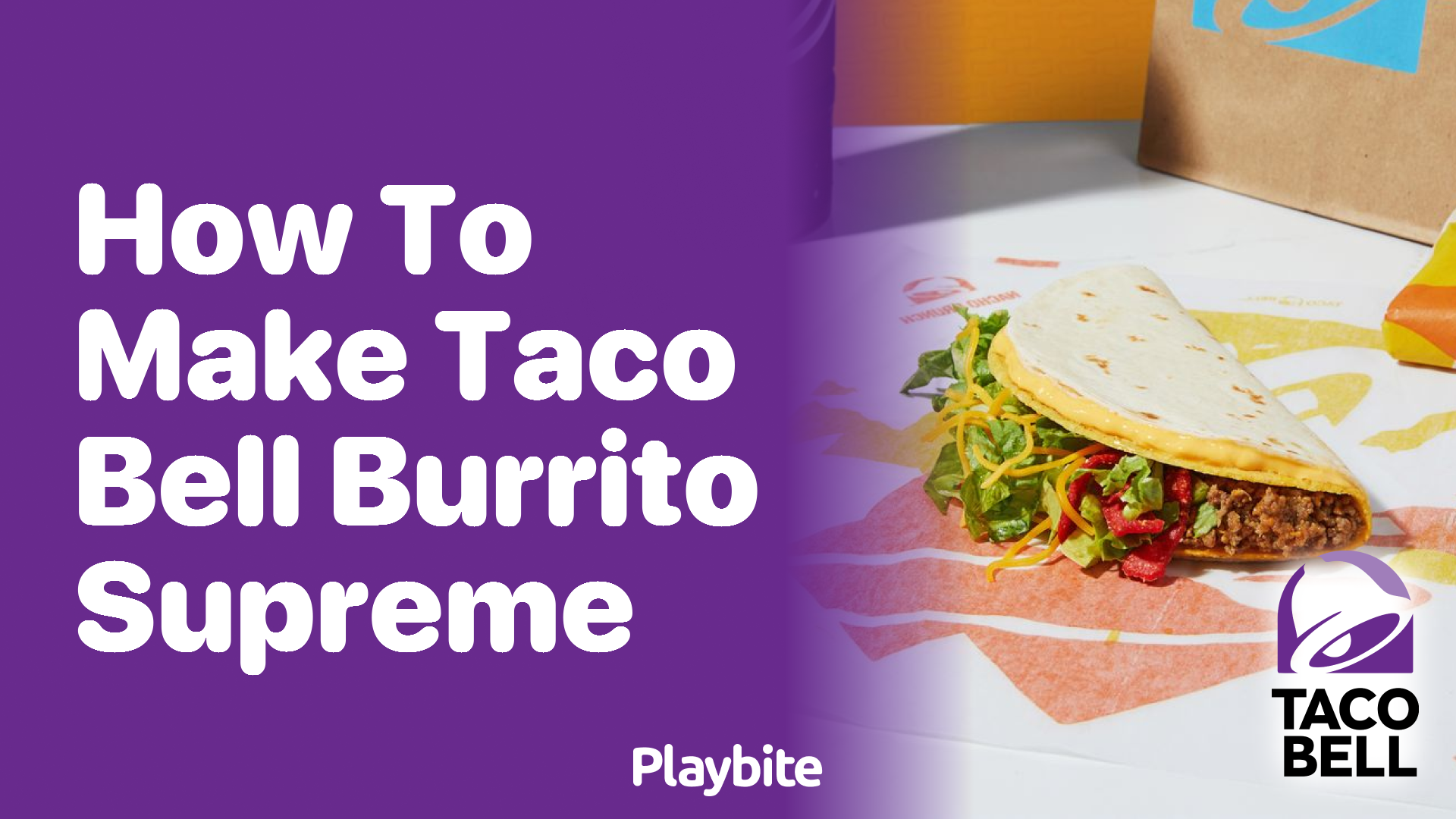 How to Make a Taco Bell Burrito Supreme at Home