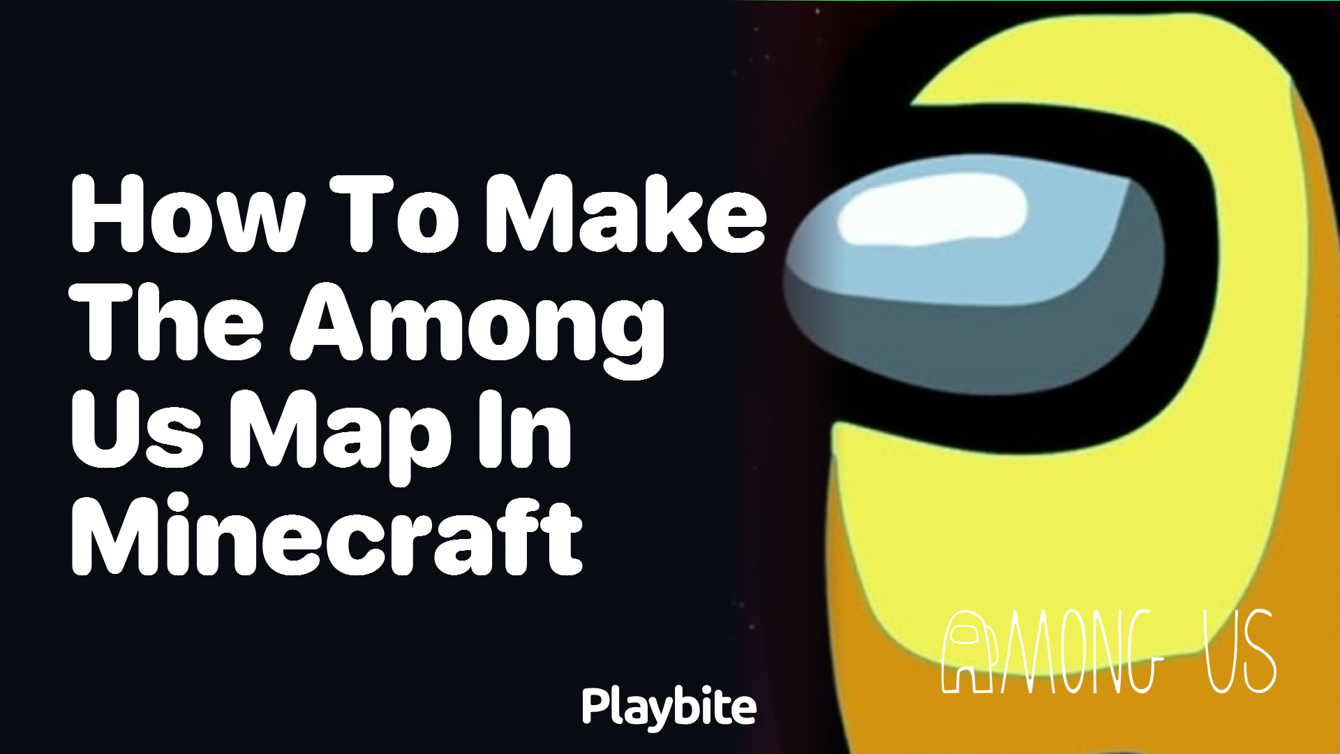 How to Make the Among Us Map in Minecraft