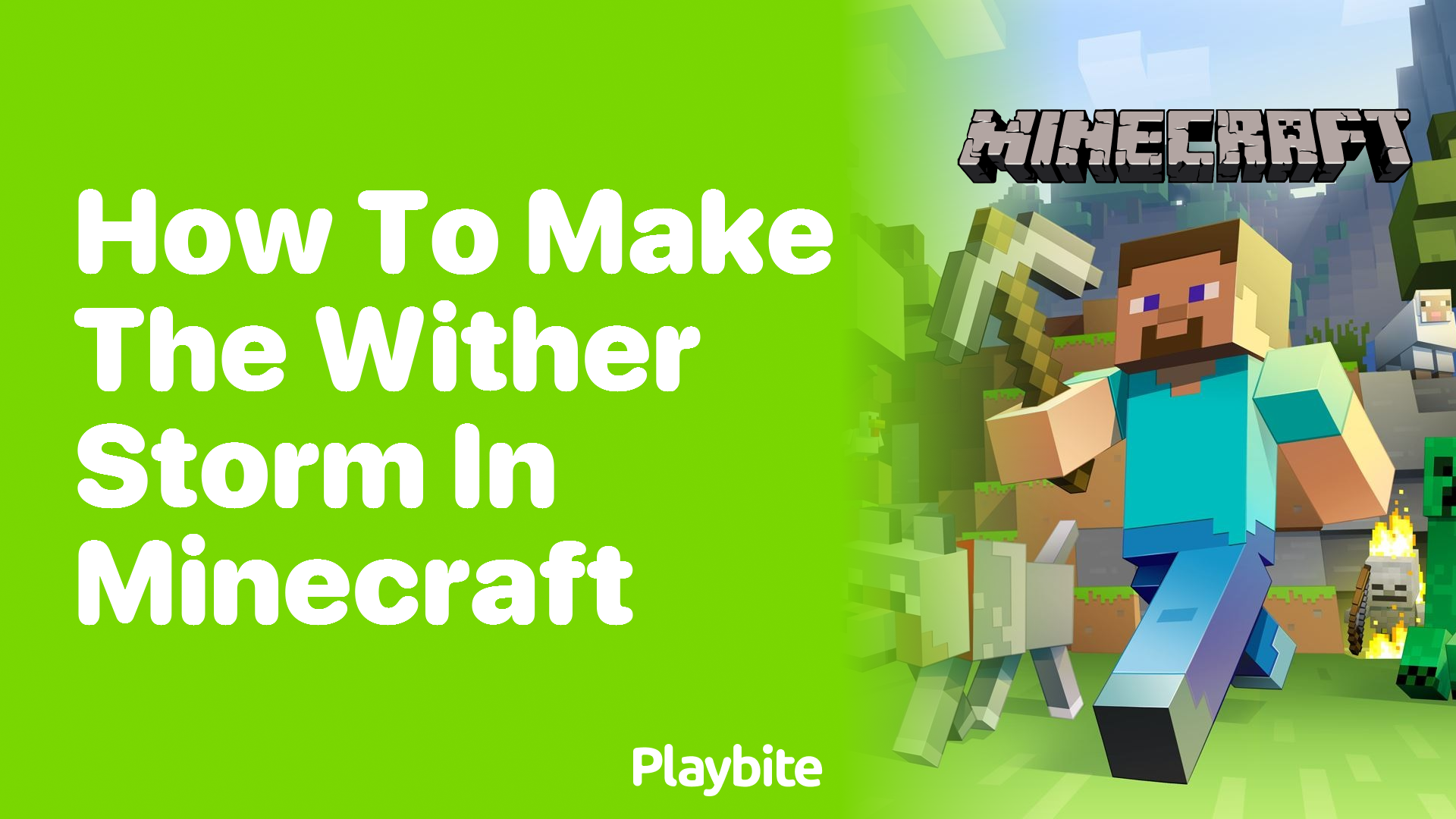How to Make the Wither Storm in Minecraft