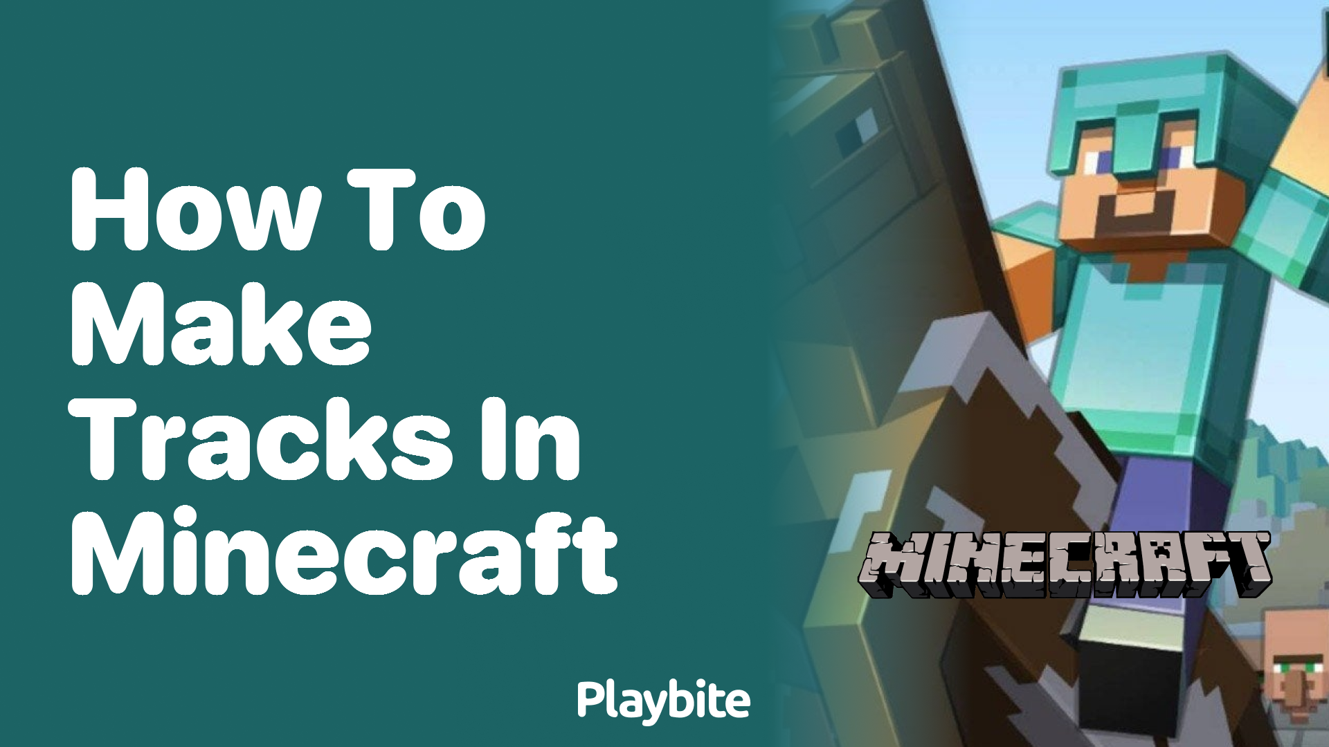 How to Make Tracks in Minecraft