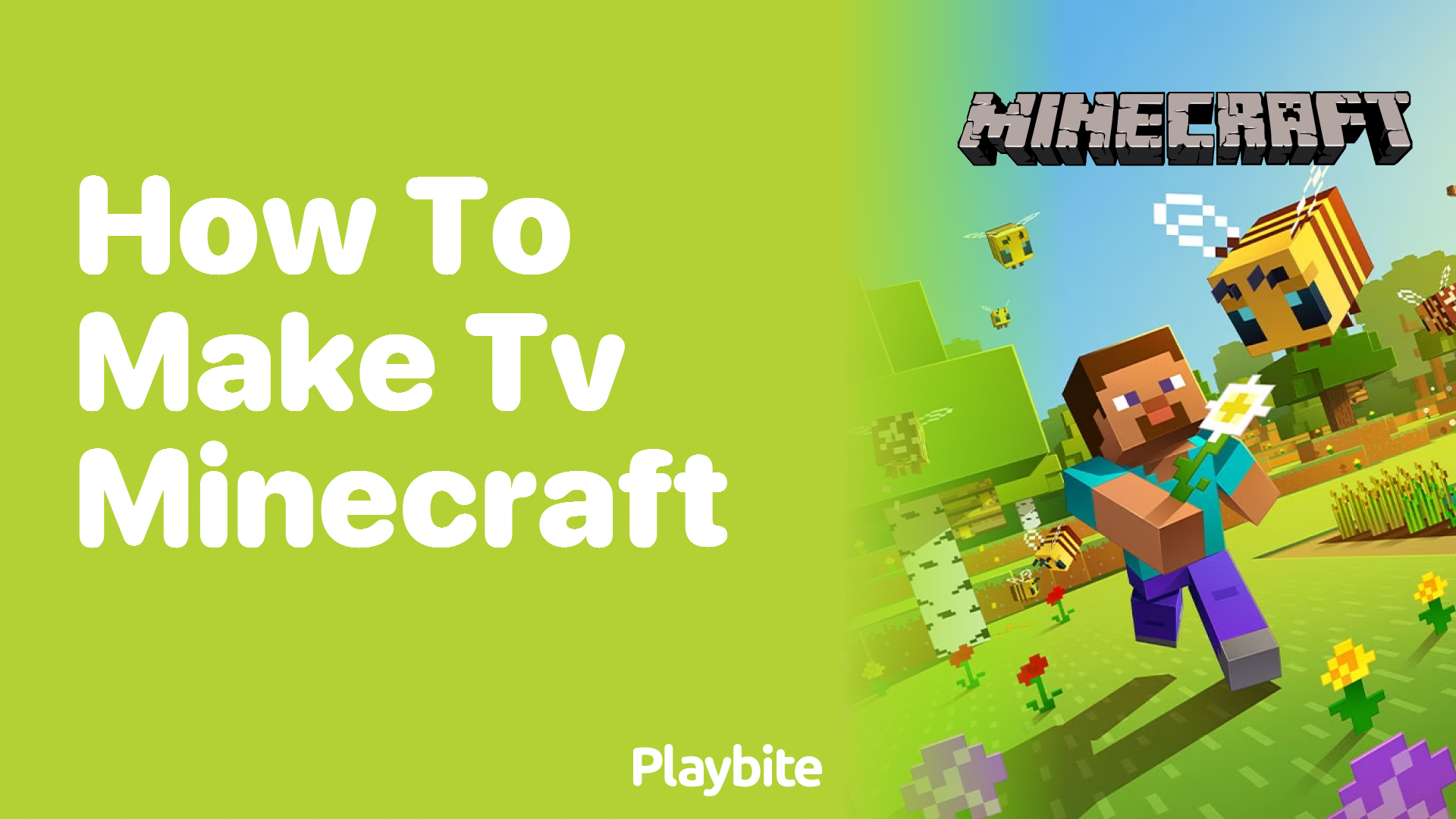 How to Make a TV in Minecraft