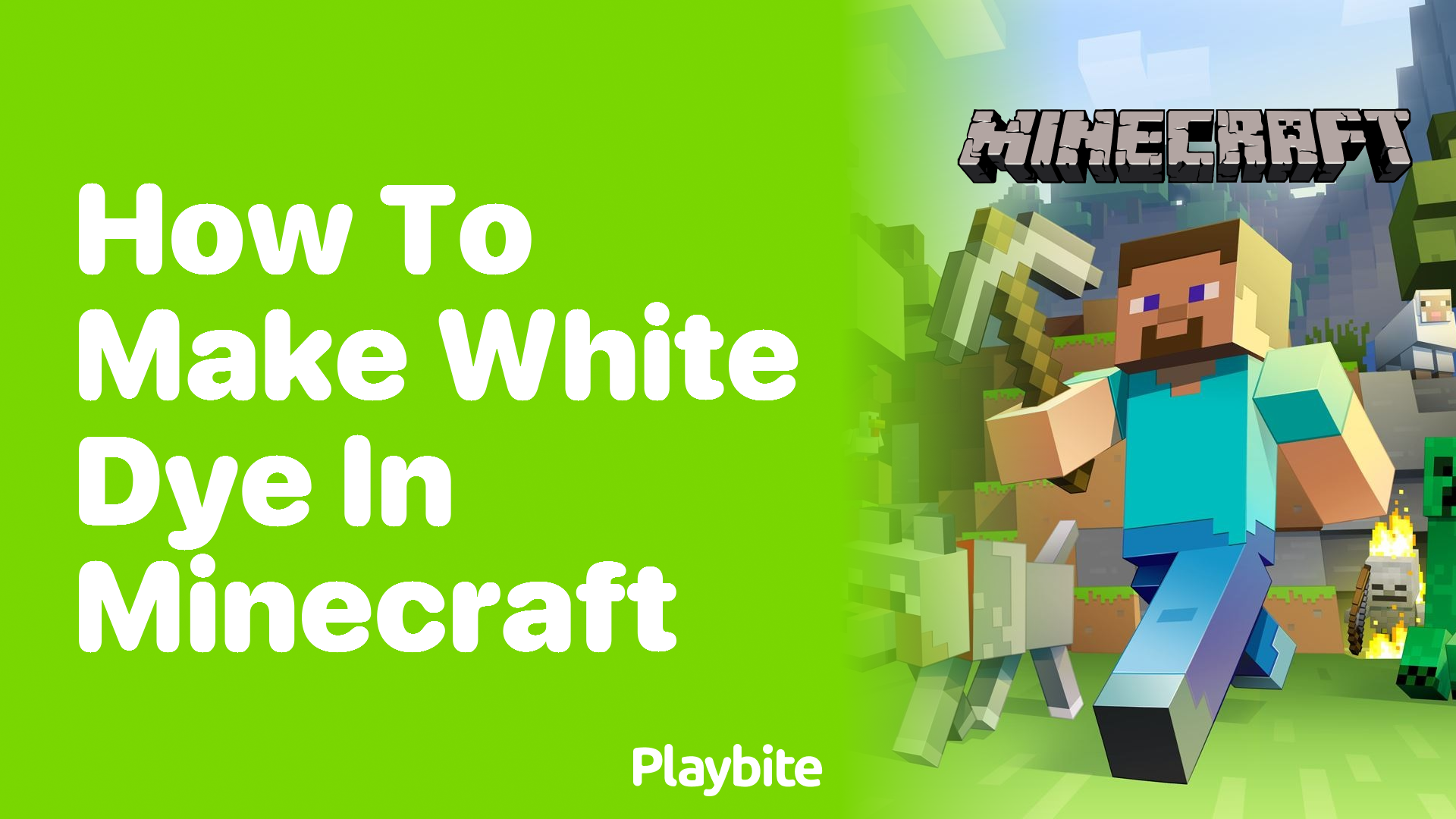 How to Make White Dye in Minecraft A Simple Guide Playbite