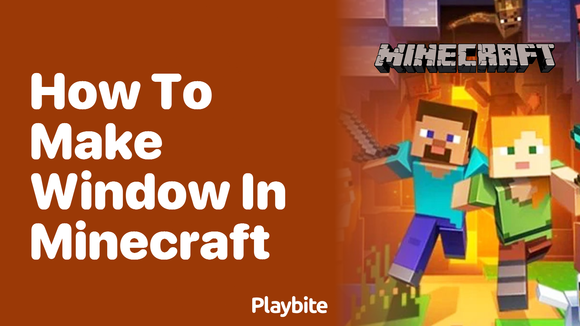 How to Make a Window in Minecraft