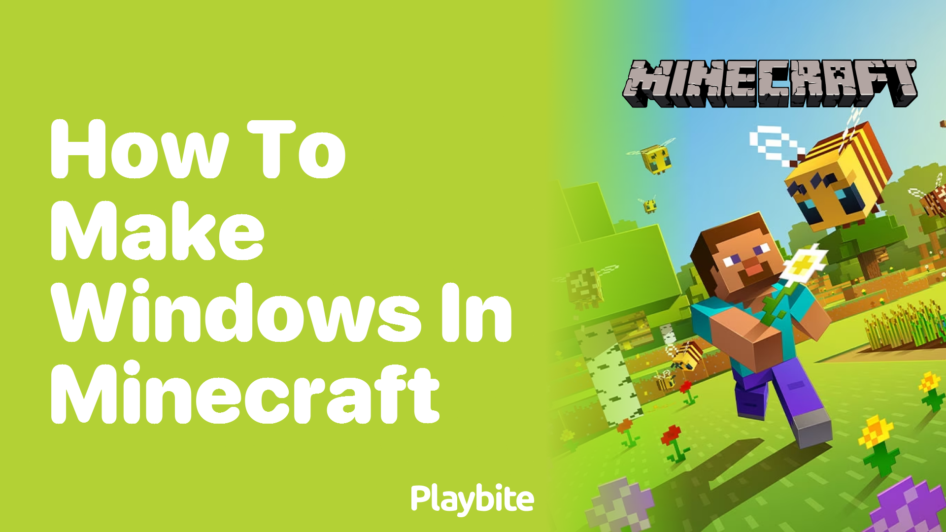 How to Make Windows in Minecraft - Playbite