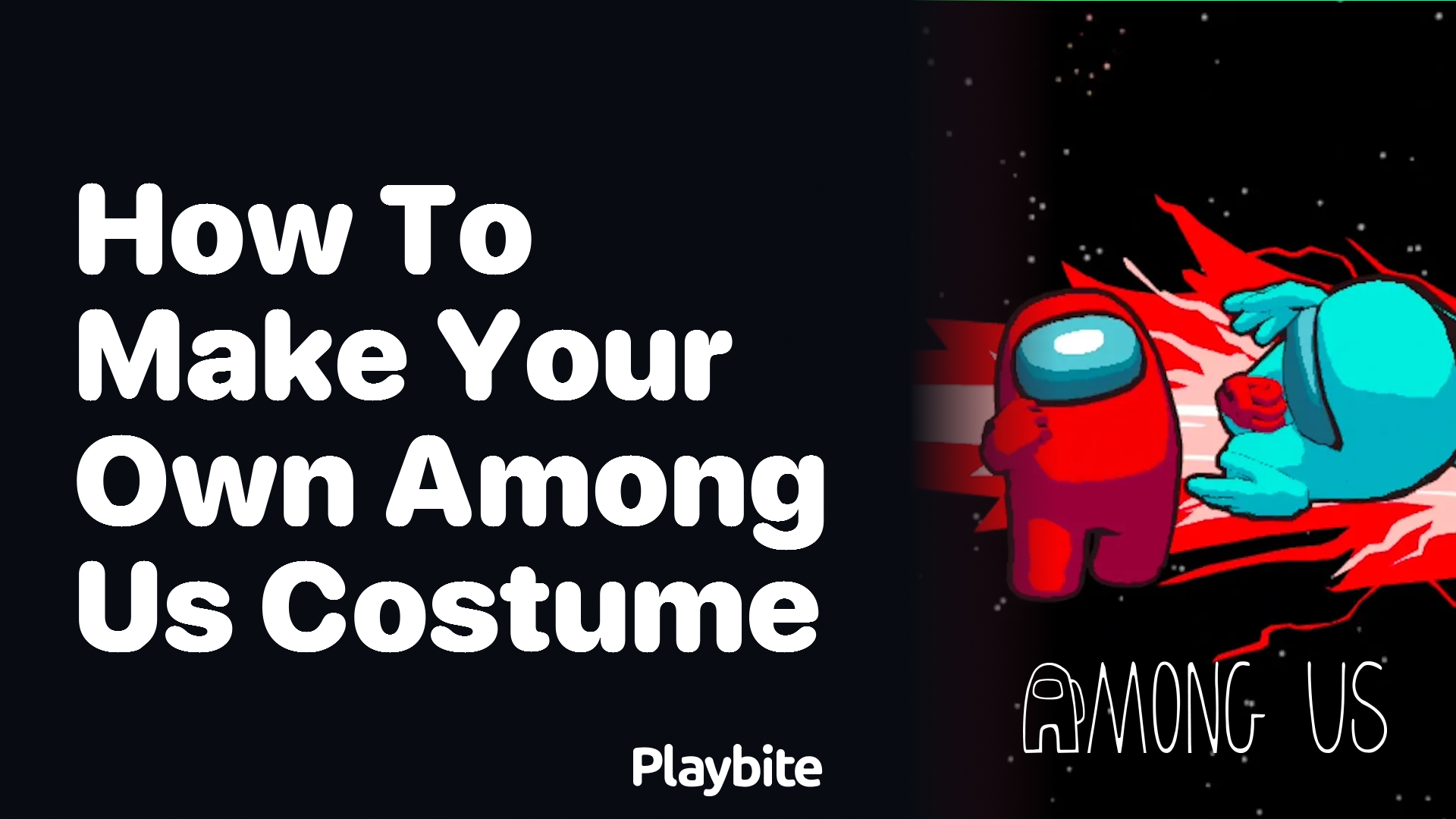 How to Make Your Own Among Us Costume