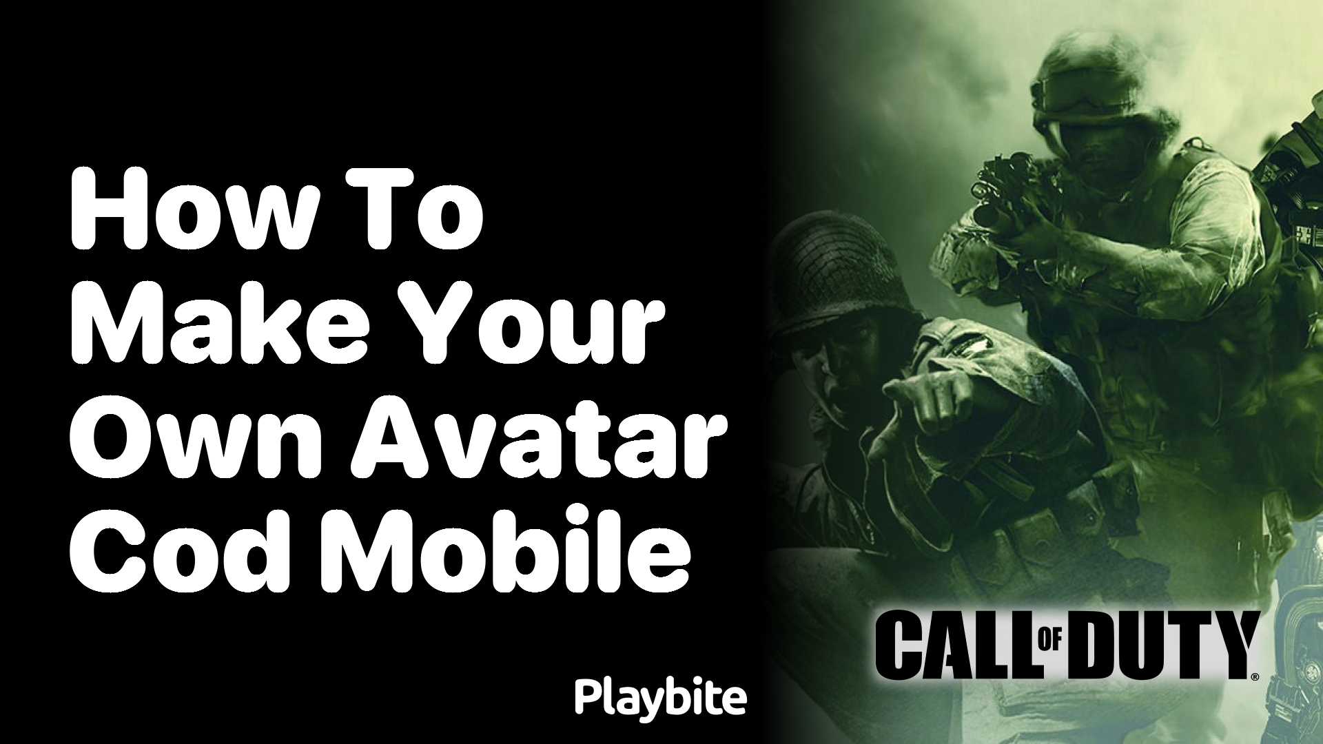 How to Make Your Own Avatar in COD Mobile