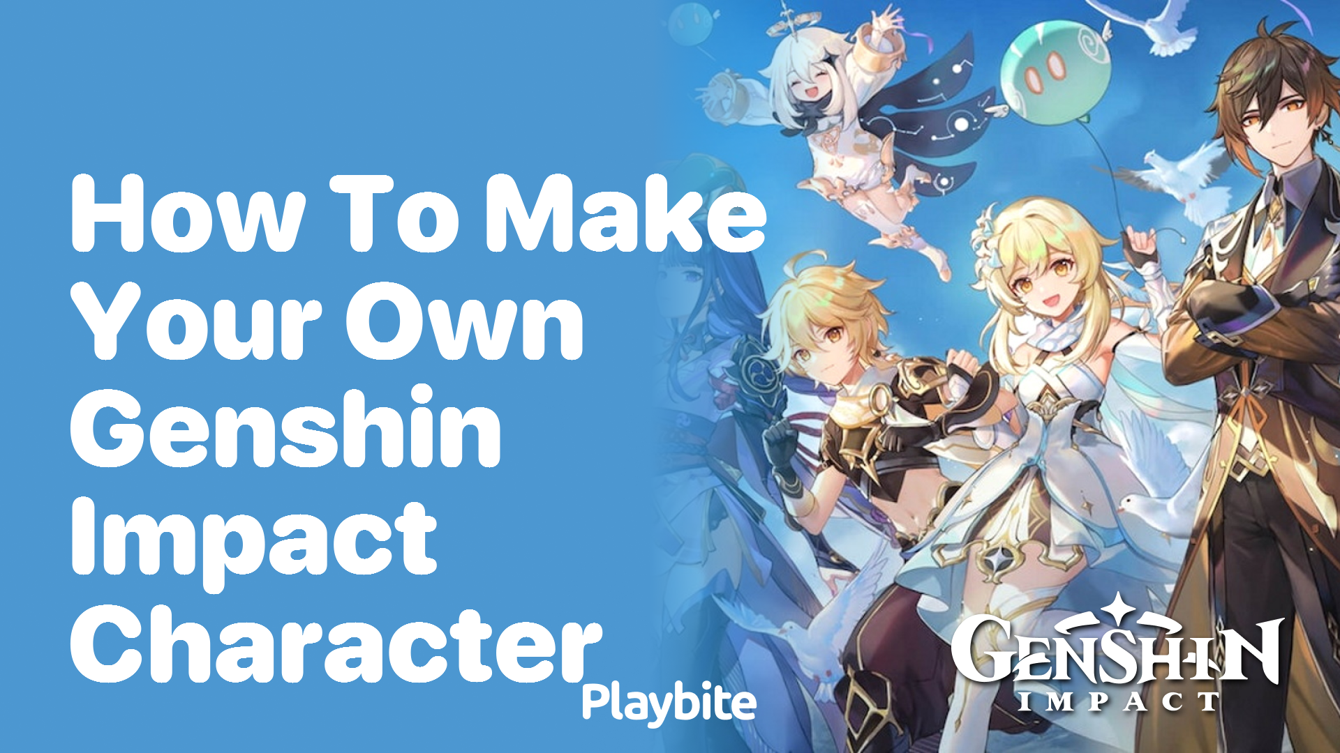 How to Make Your Own Genshin Impact Character