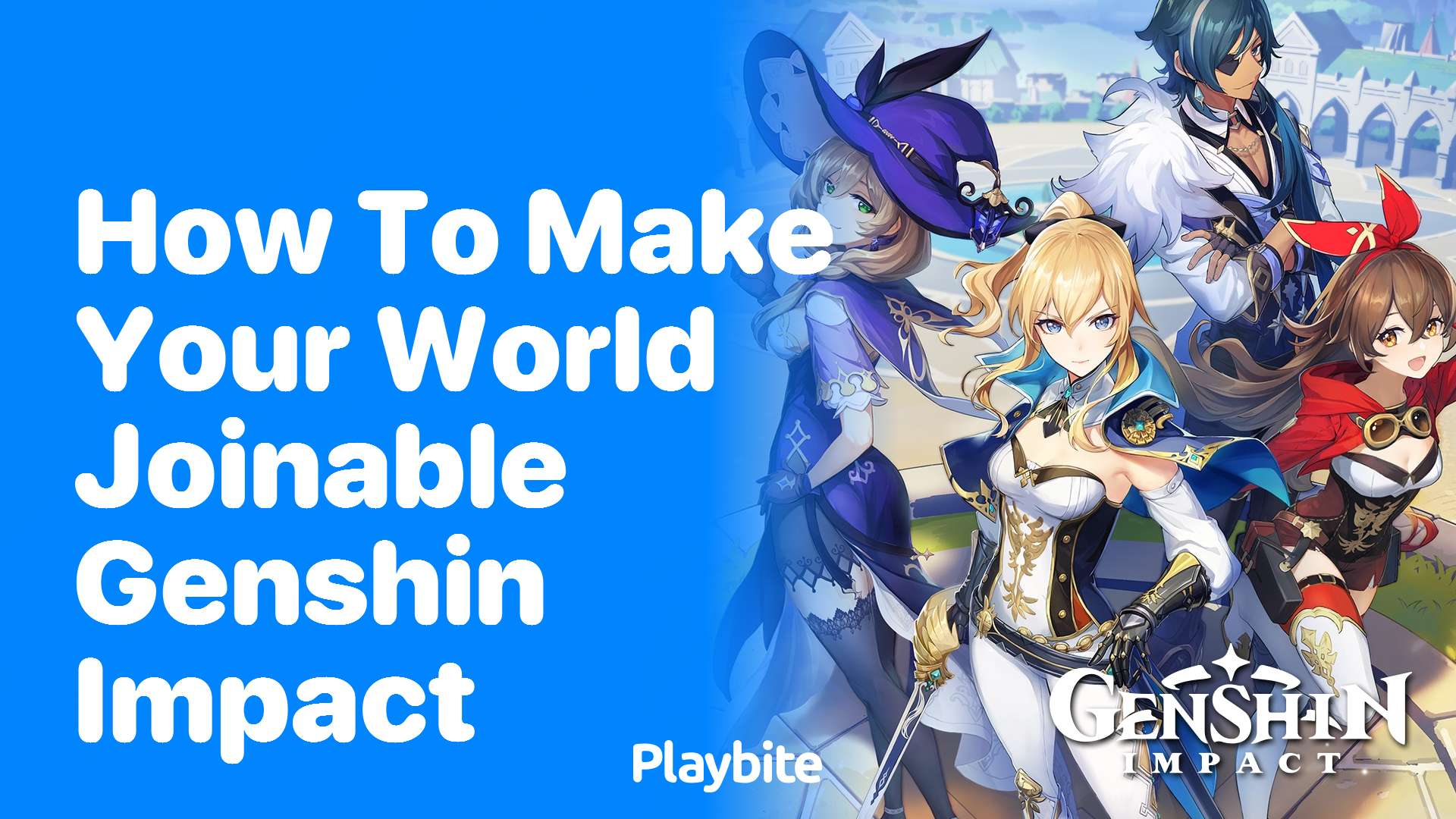 How to Make Your World Joinable in Genshin Impact