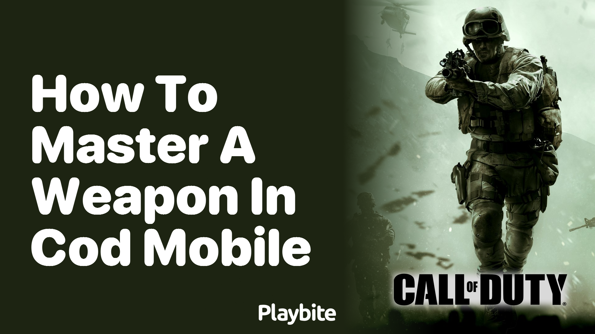 How to Master a Weapon in COD Mobile