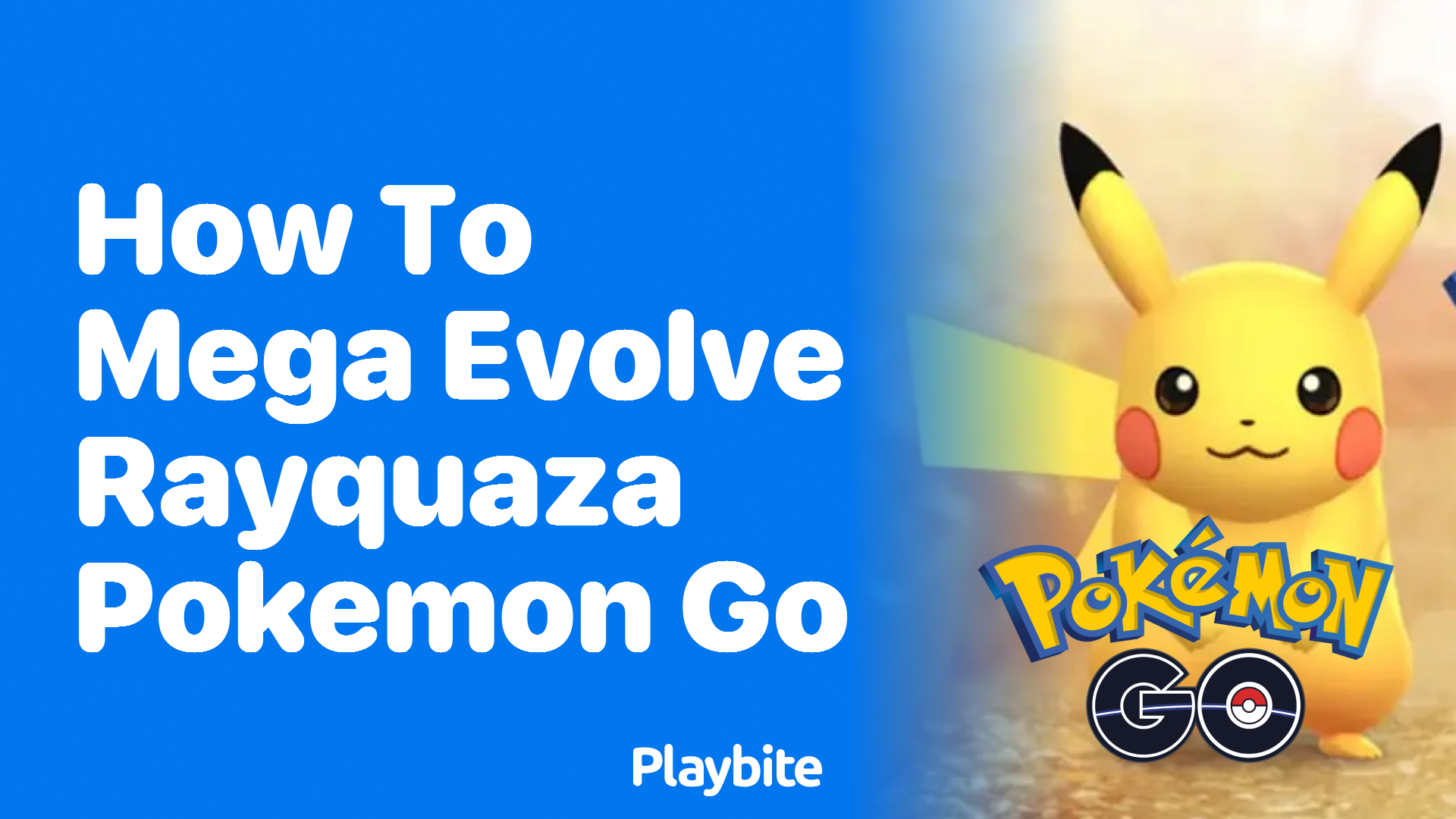 How to Mega Evolve Rayquaza in Pokemon GO