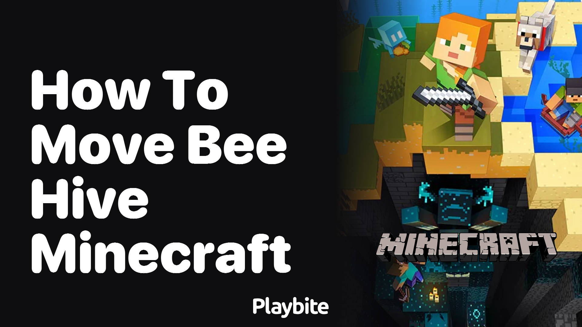 How to Move a Bee Hive in Minecraft