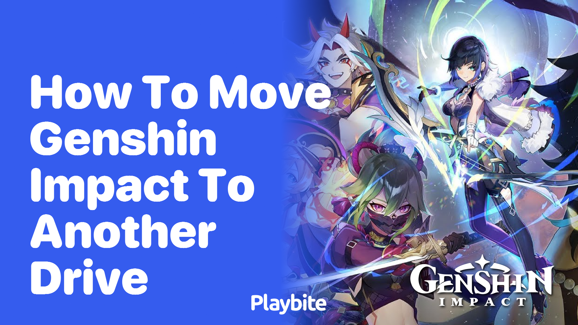 How to Move Genshin Impact to Another Drive
