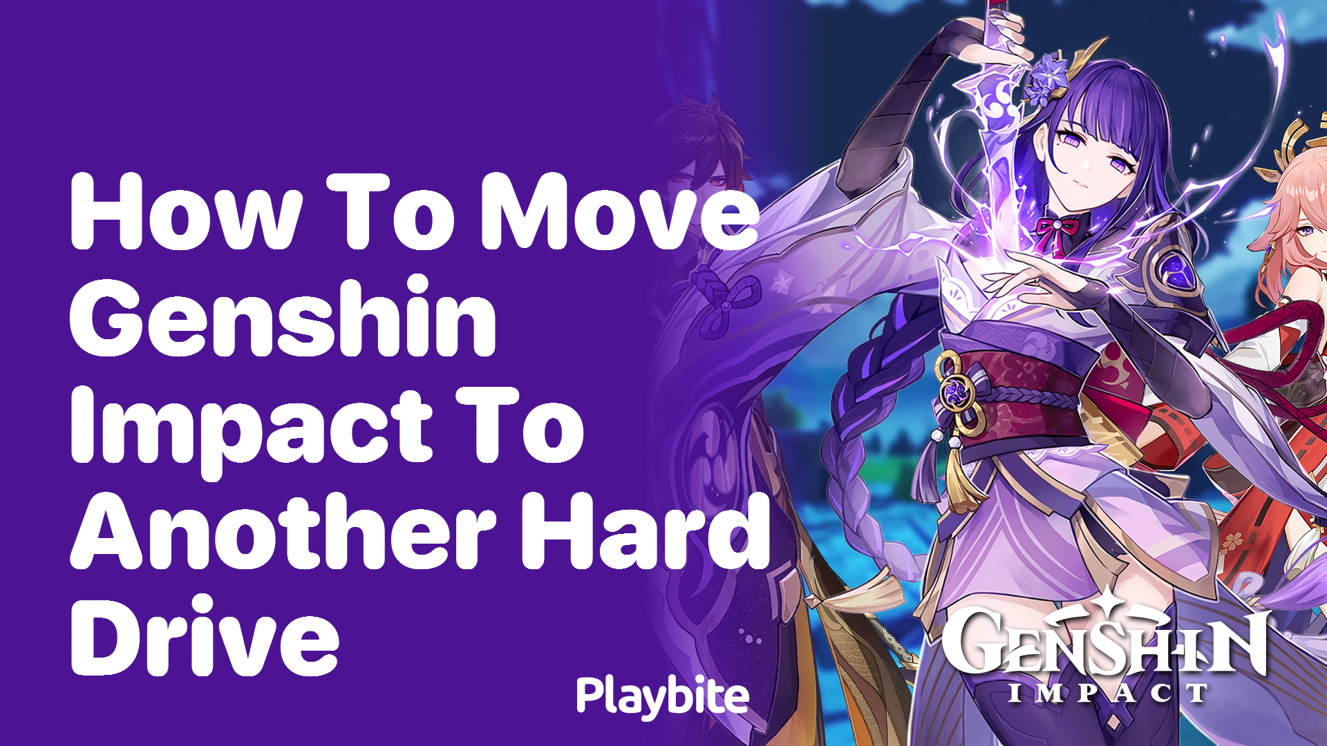 How to Move Genshin Impact to Another Hard Drive