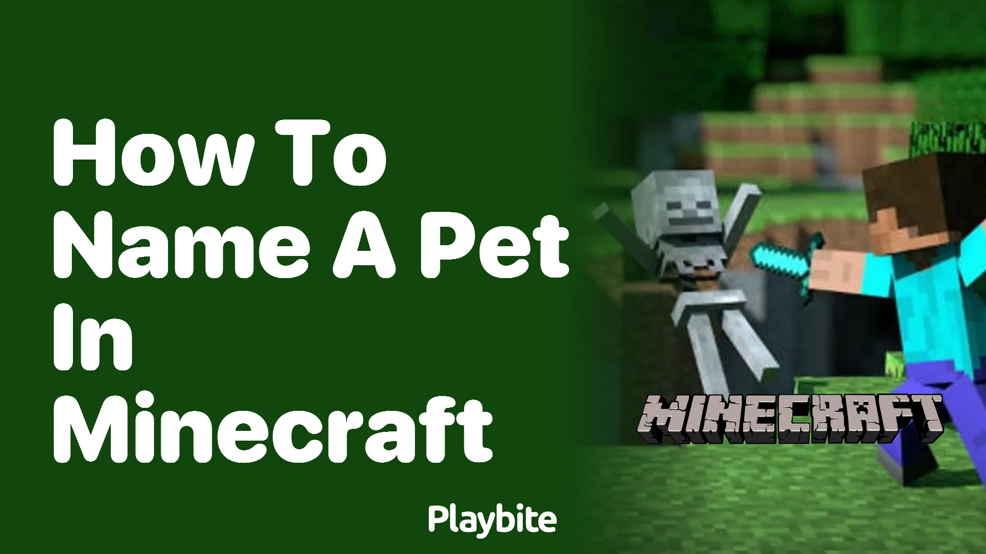 How to Name a Pet in Minecraft: A Fun Guide