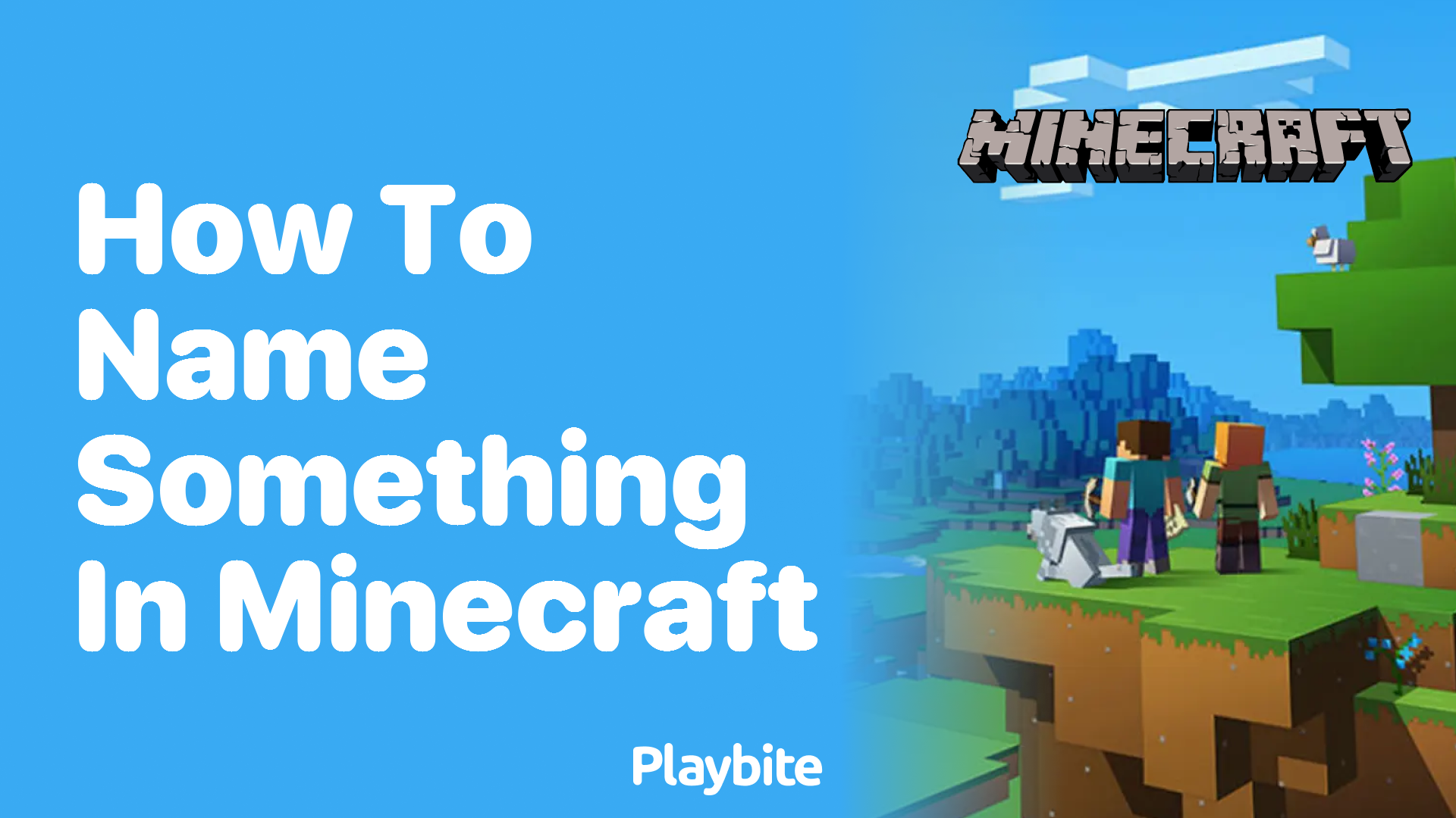 How to Name Something in Minecraft A Simple Guide Playbite
